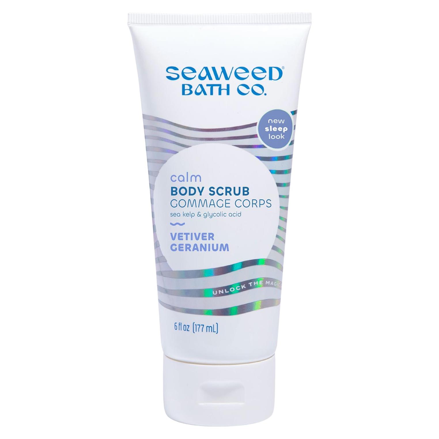 Exfoliante Corporal Calmante Seaweed Bath Co. 170g Vetiver Geranio