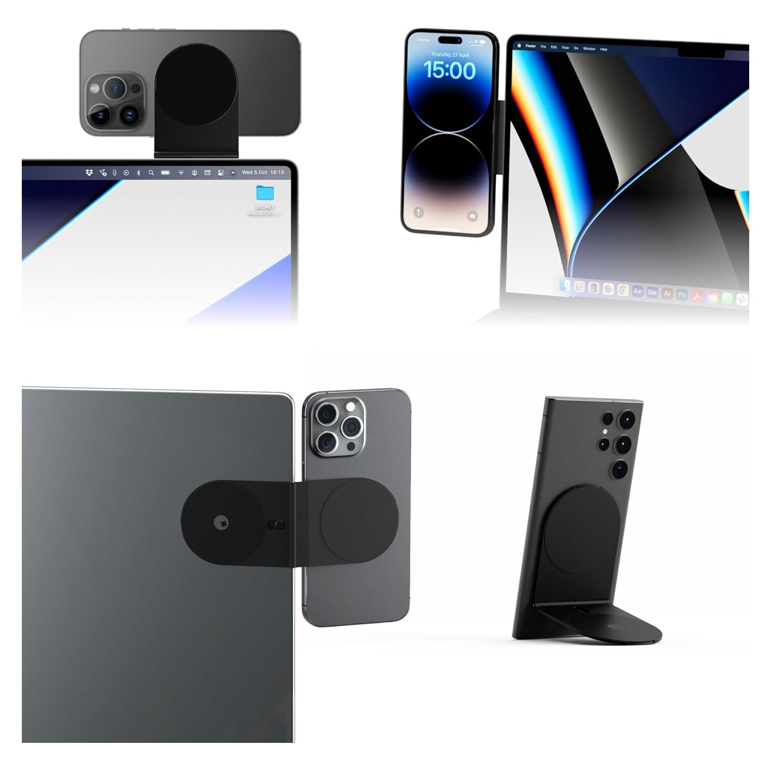 Soporte Magnético Rolling Square Edge Pro Core - Negro