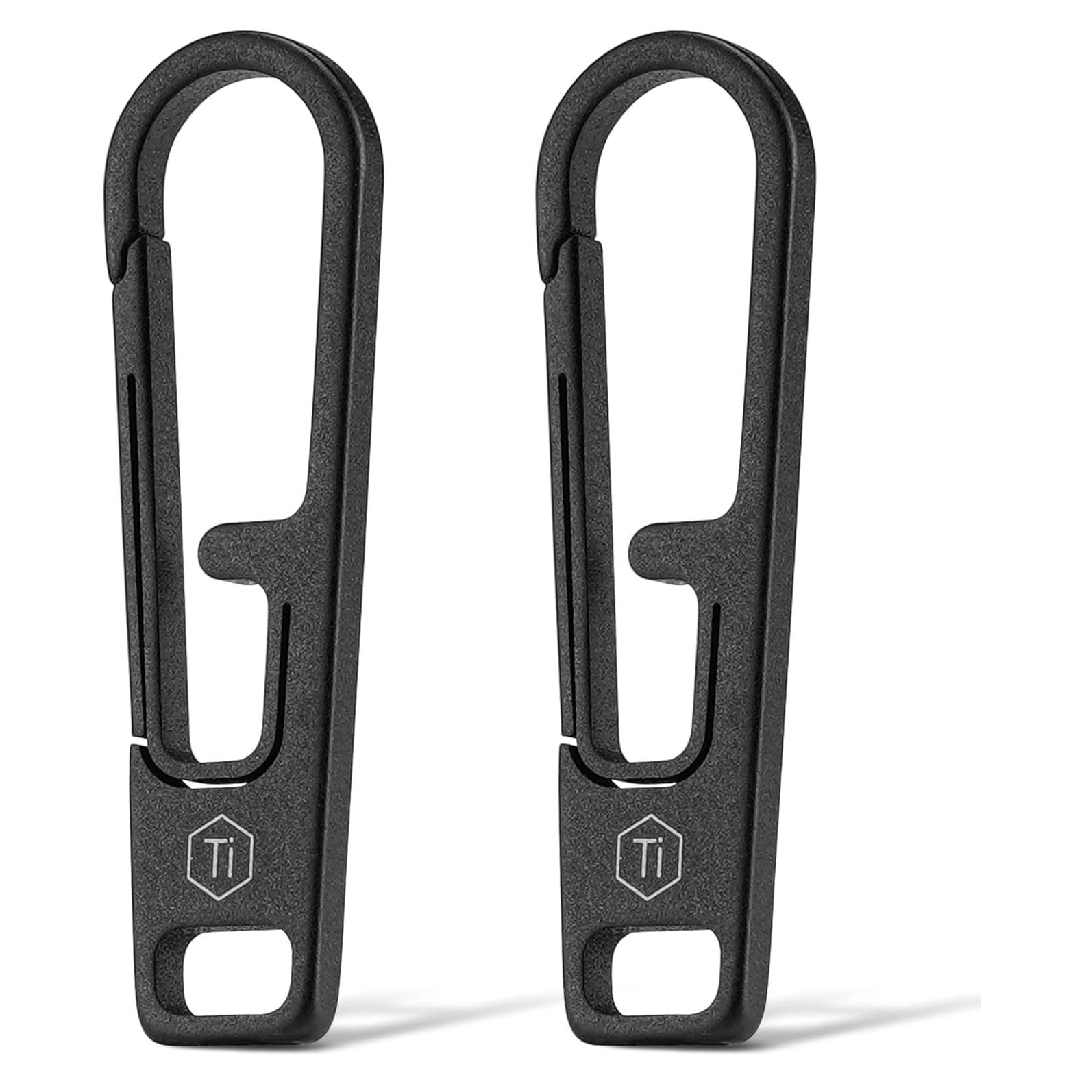 Tirador de Cremallera de Titanio KeyUnity KA54 - Reparación Universal (2 Piezas)