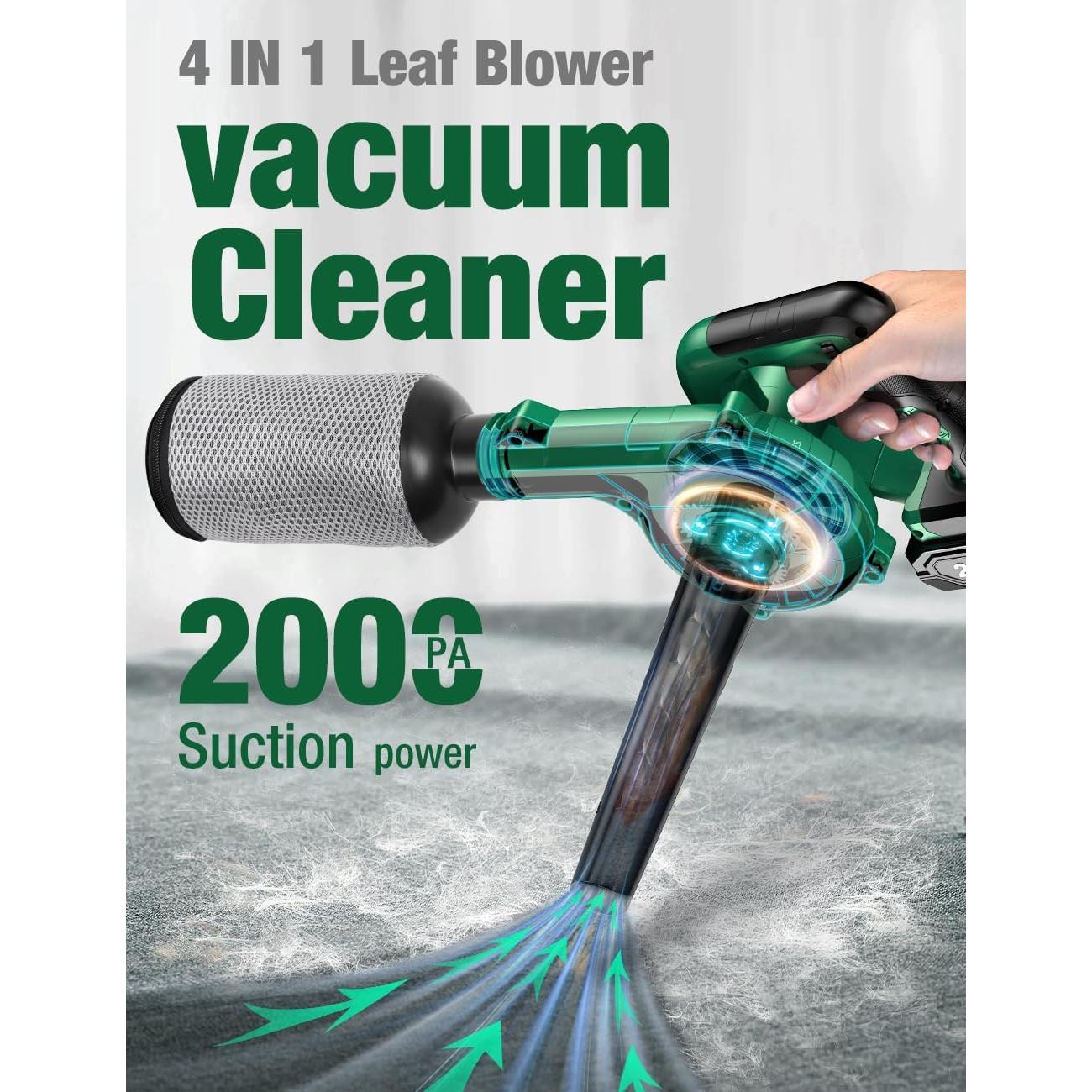 Aspiradora de Hojas KIMO Inalámbrica 4 en 1 20000RPM