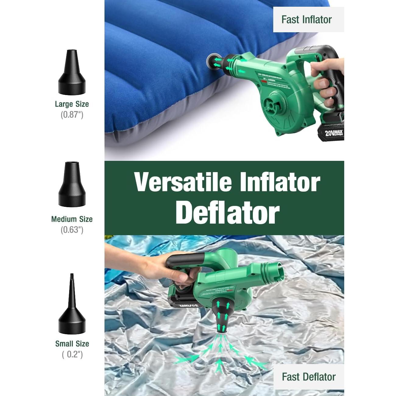 Aspiradora de Hojas KIMO Inalámbrica 4 en 1 20000RPM