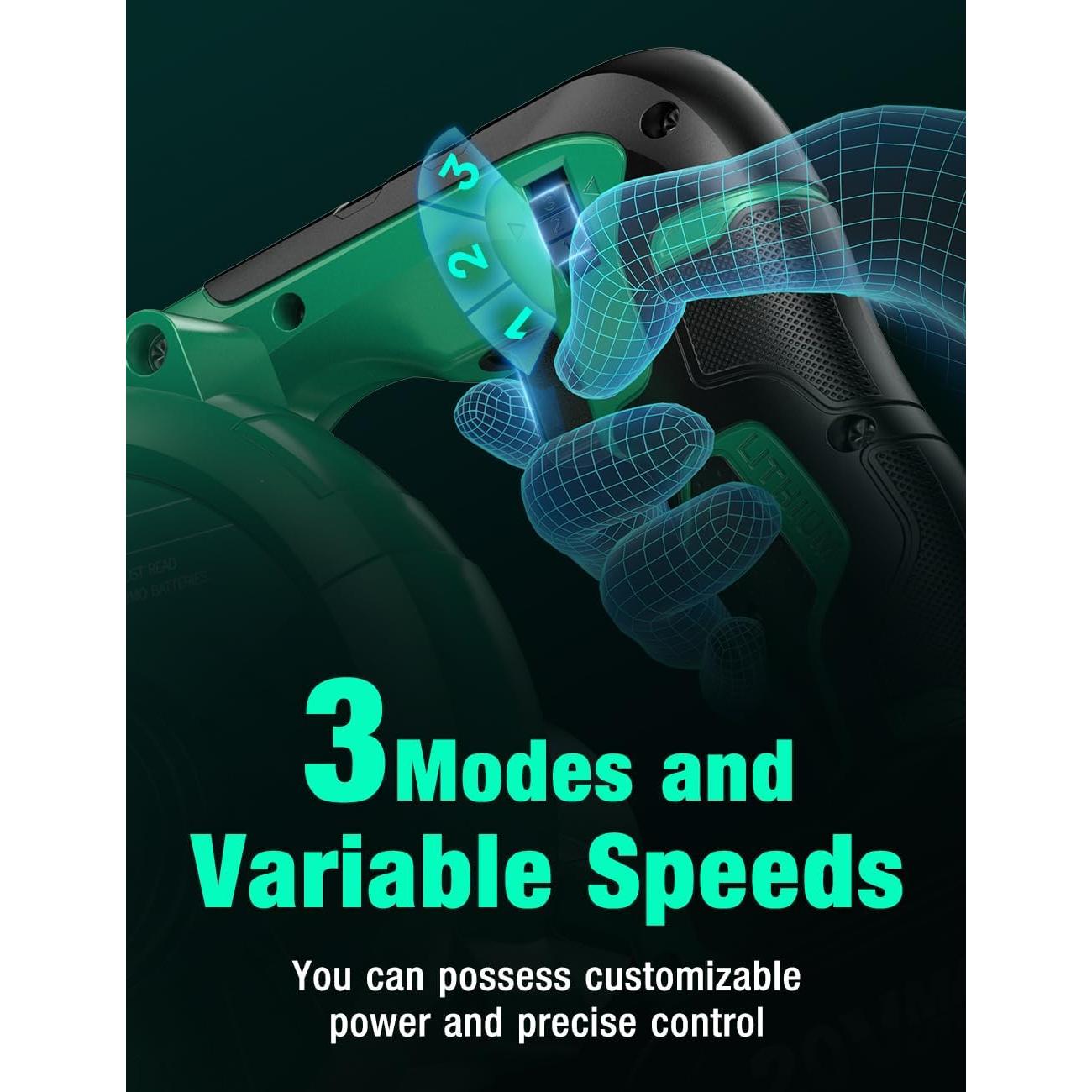 Aspiradora de Hojas KIMO Inalámbrica 4 en 1 20000RPM