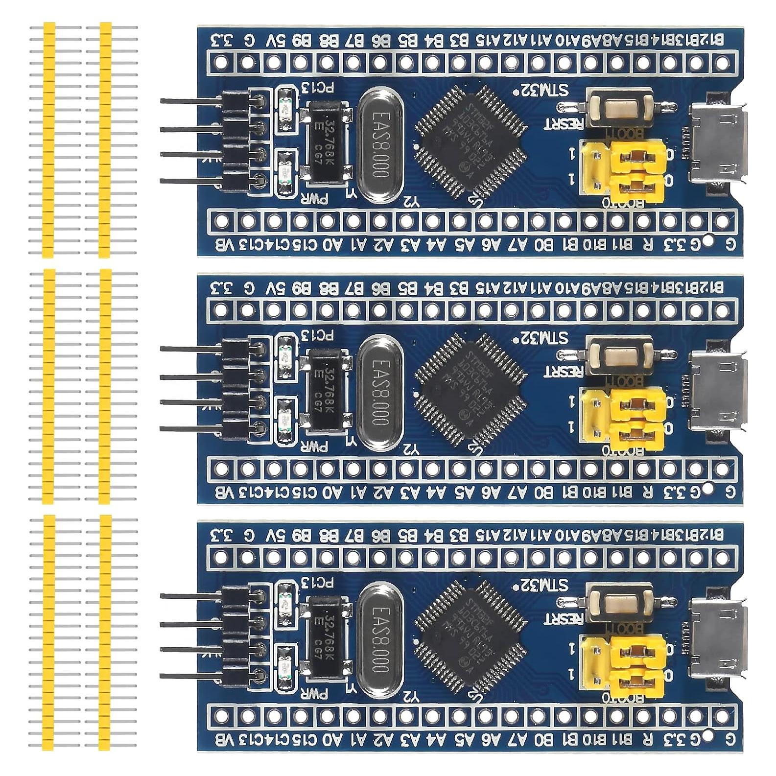 Placa de Desarrollo Alinan STM32F103C6T6 3pcs 32K Flash 10K RAM