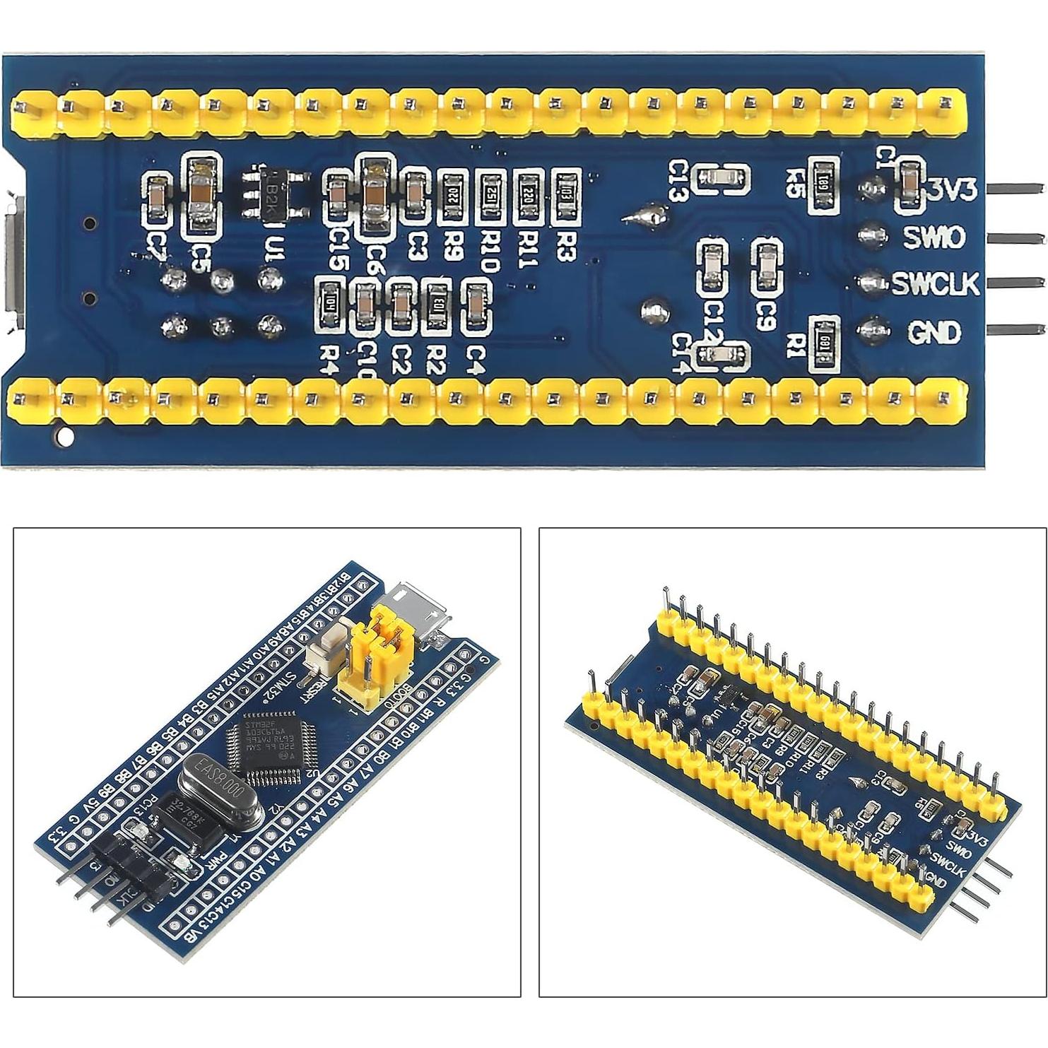 Placa de Desarrollo Alinan STM32F103C6T6 3pcs 32K Flash 10K RAM
