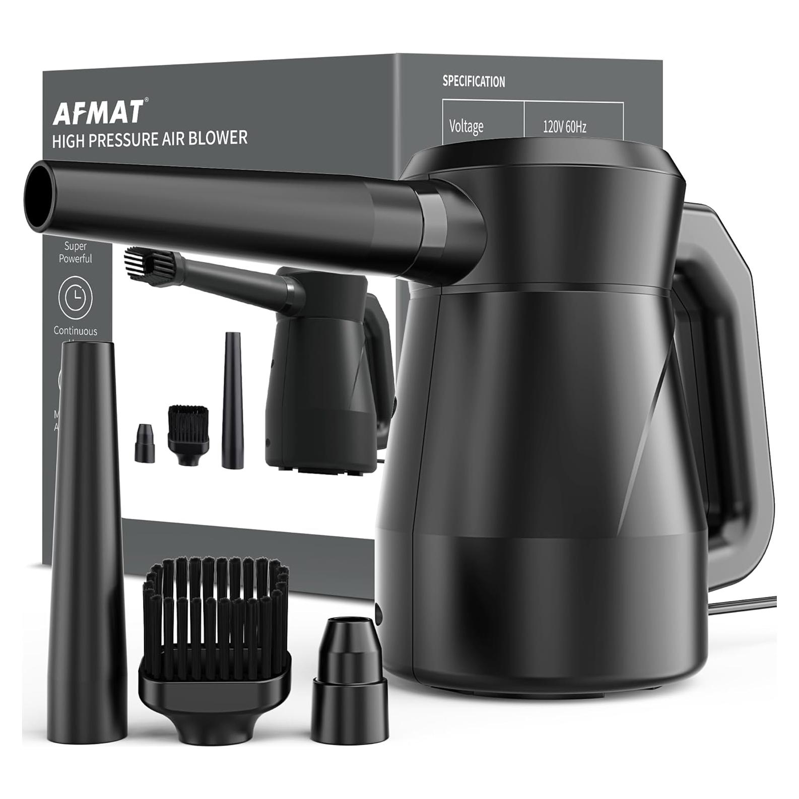 Soplador de Aire Eléctrico AFMAT AD19BK 280 horas de uso