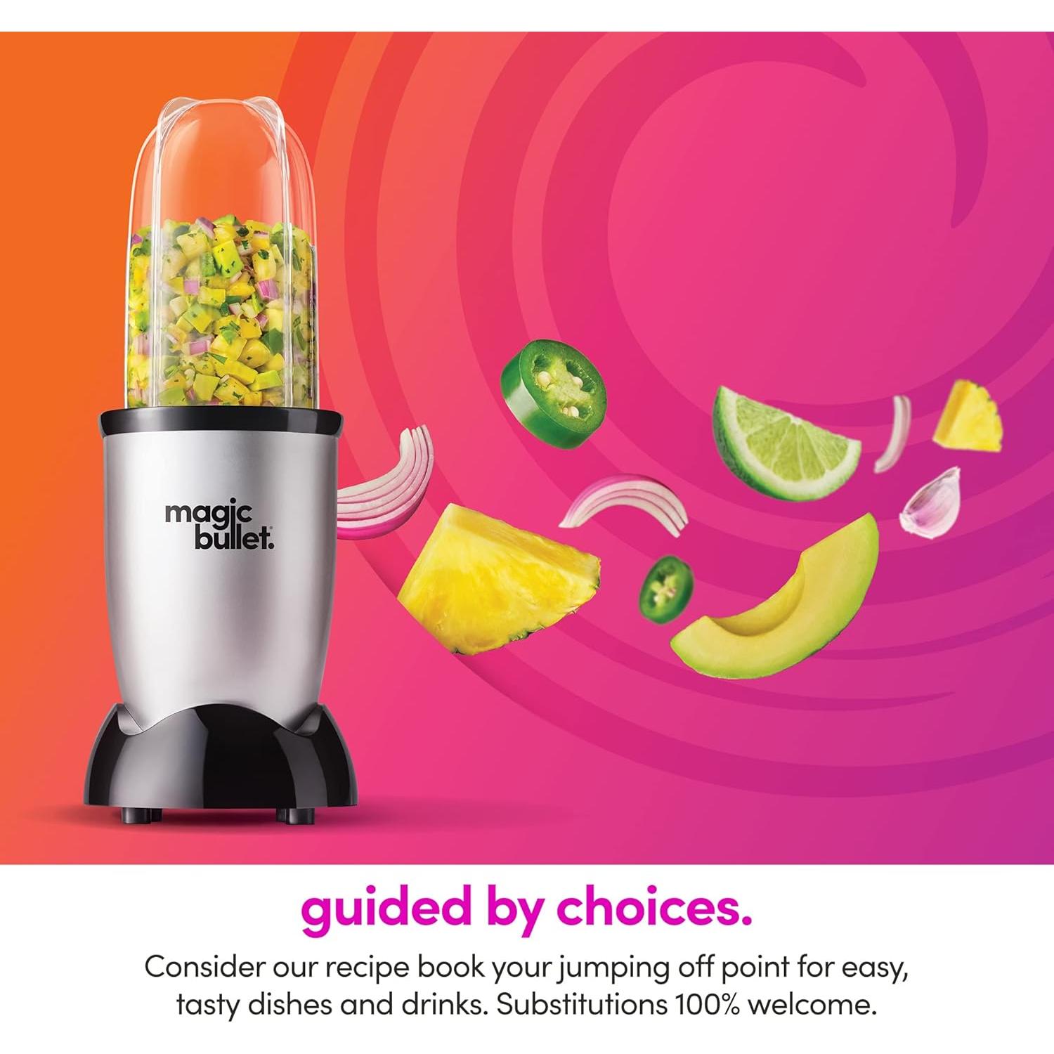 Licuadora Magic Bullet MBR-1101 11 Piezas Plata Compacta