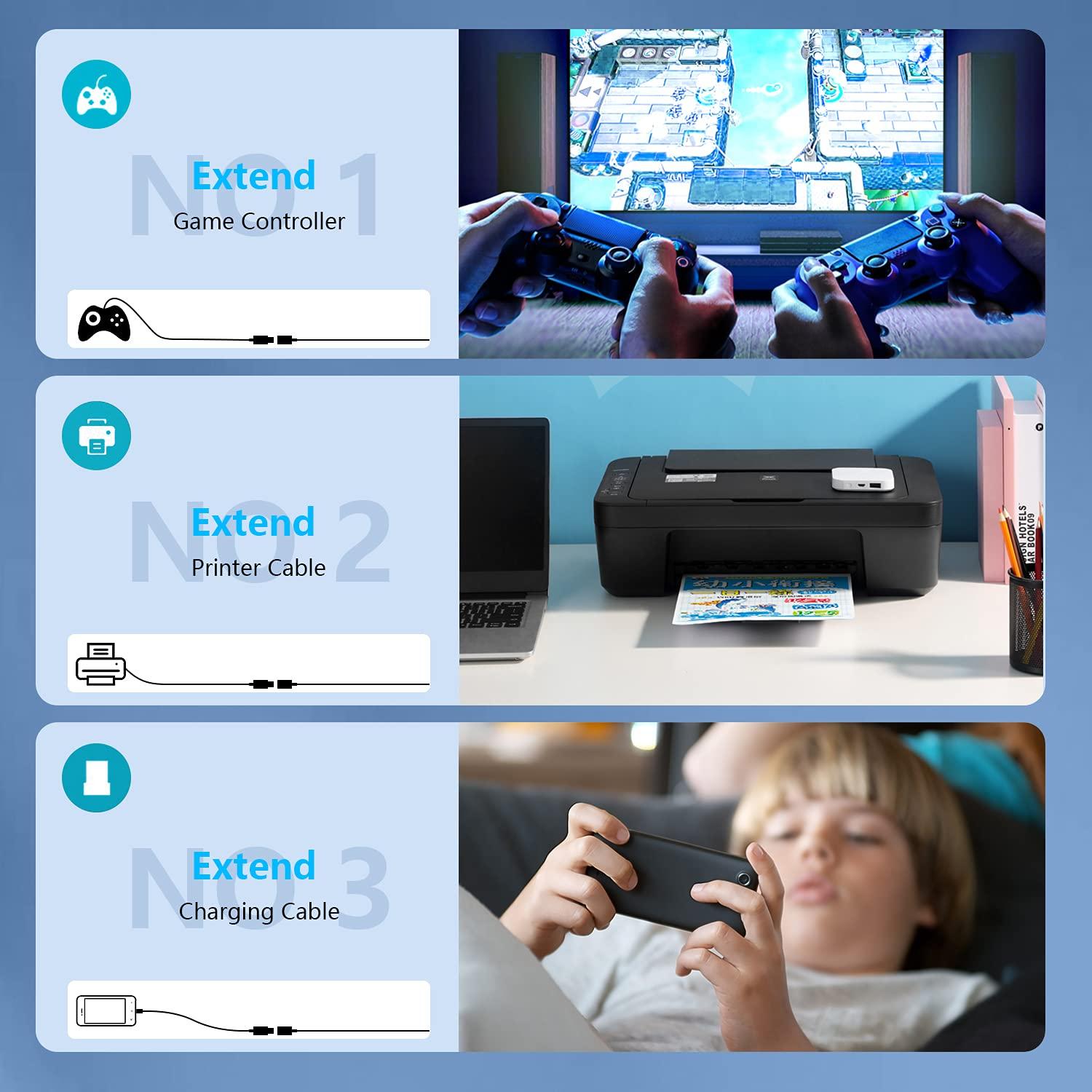 Cable de Extensión USB 3.0 Hisatey 0.91m Macho a Hembra