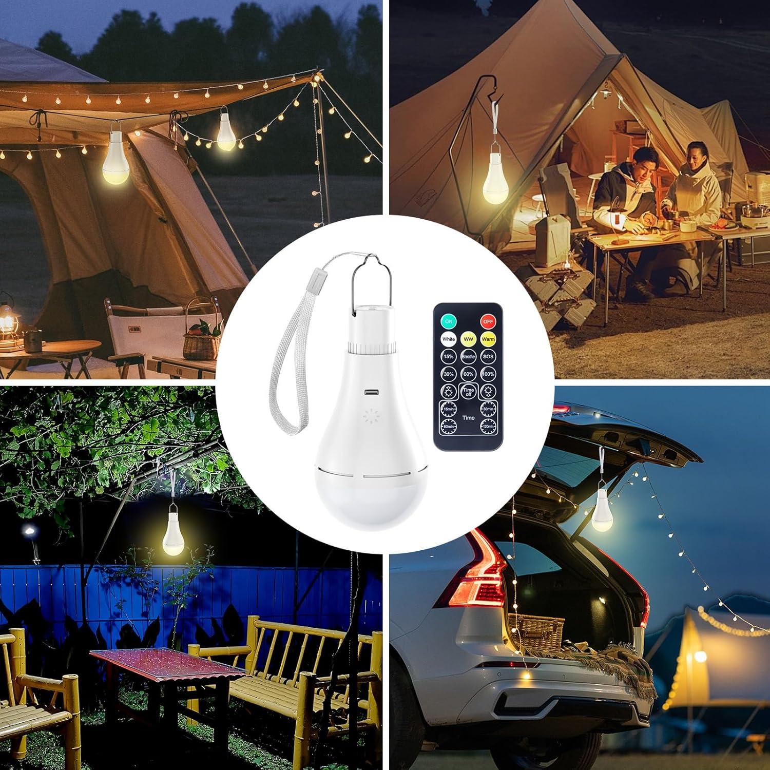 Bombilla LED Recargable E26 Brightown 7W con Control Remoto