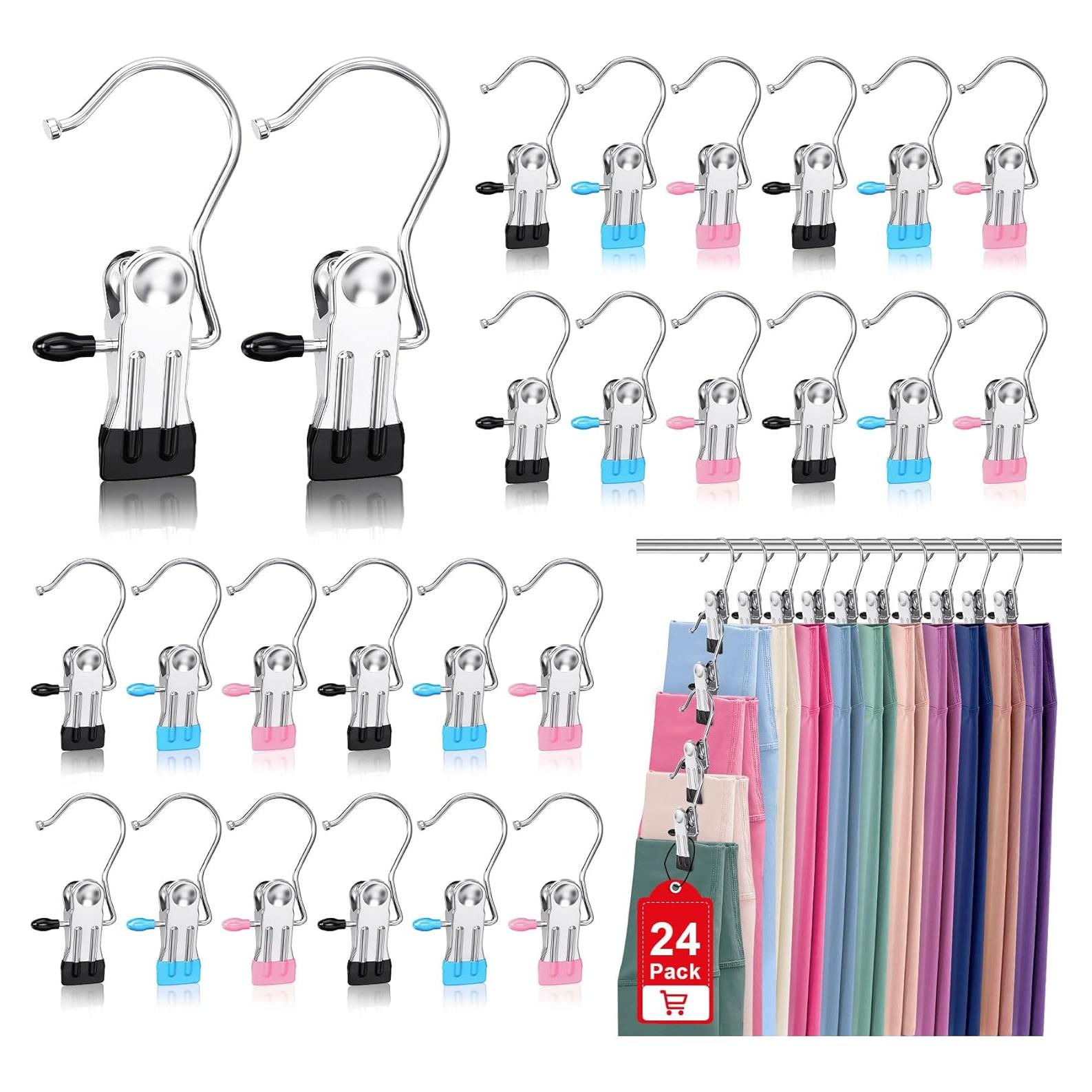 Ganchos para Botas Besslly - Clips de Acero Inoxidable (24 Unidades)