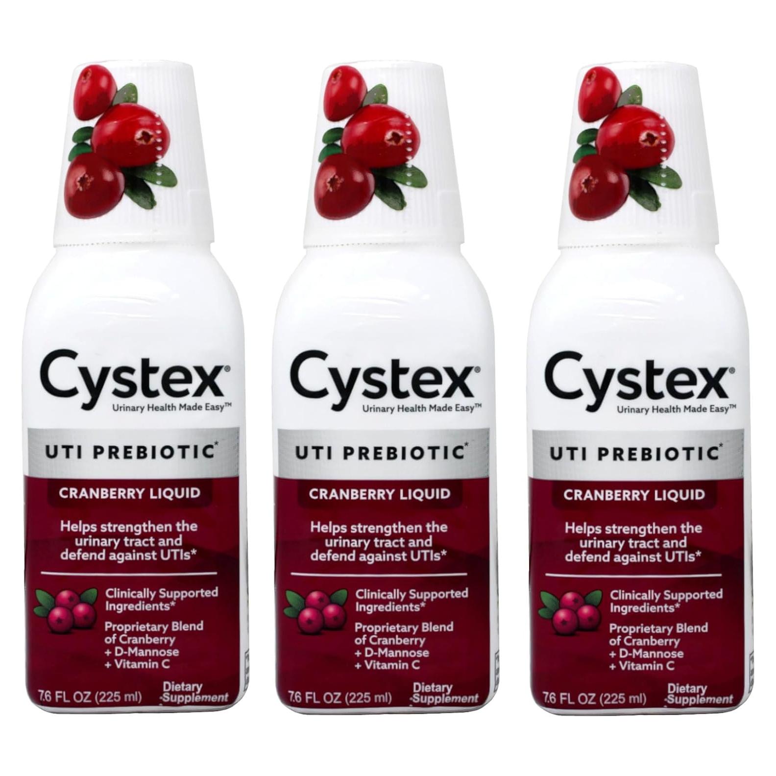 Cystex Mantenimiento Salud Urinaria Arándano 3 x 225 ml
