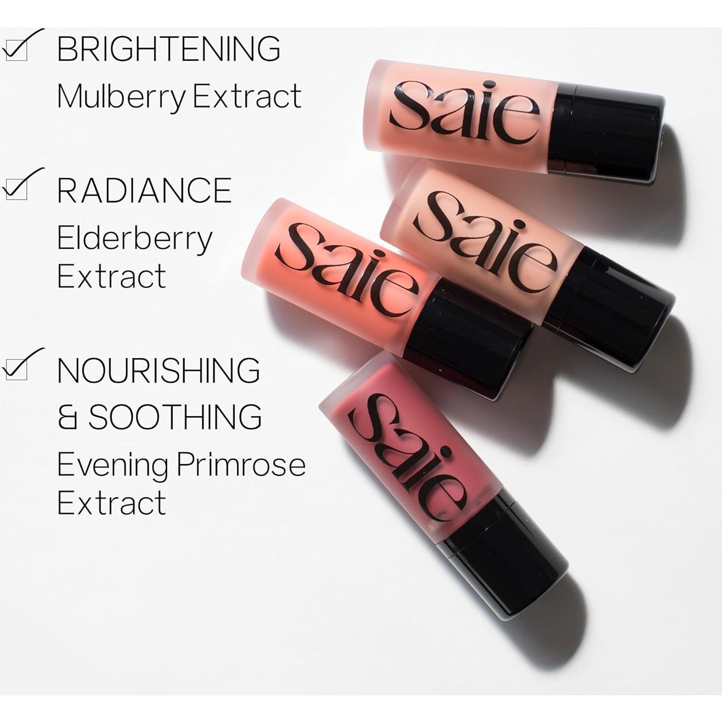 Rubor Líquido Hidratante Saie Dew Blush 11.34 g - Rosado