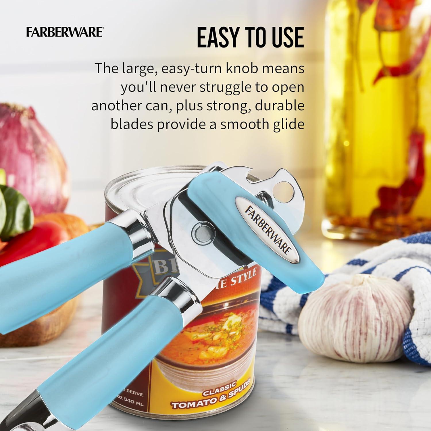 Abridor de Latas Manual Farberware Pro2 Aqua Sky 20.5cm