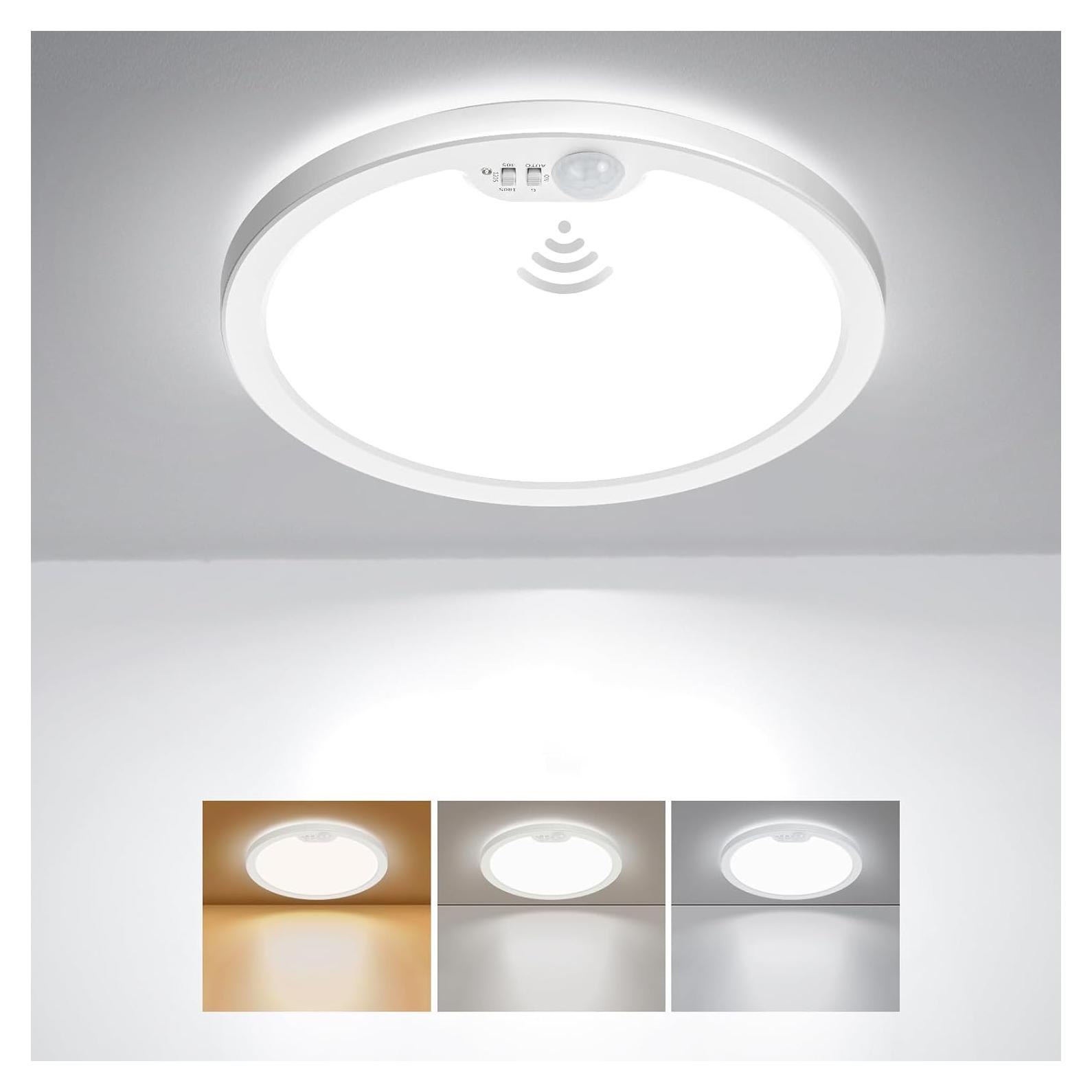 Luz de Techo LED BLNAN 22 cm con Sensor de Movimiento 3000K-5000K