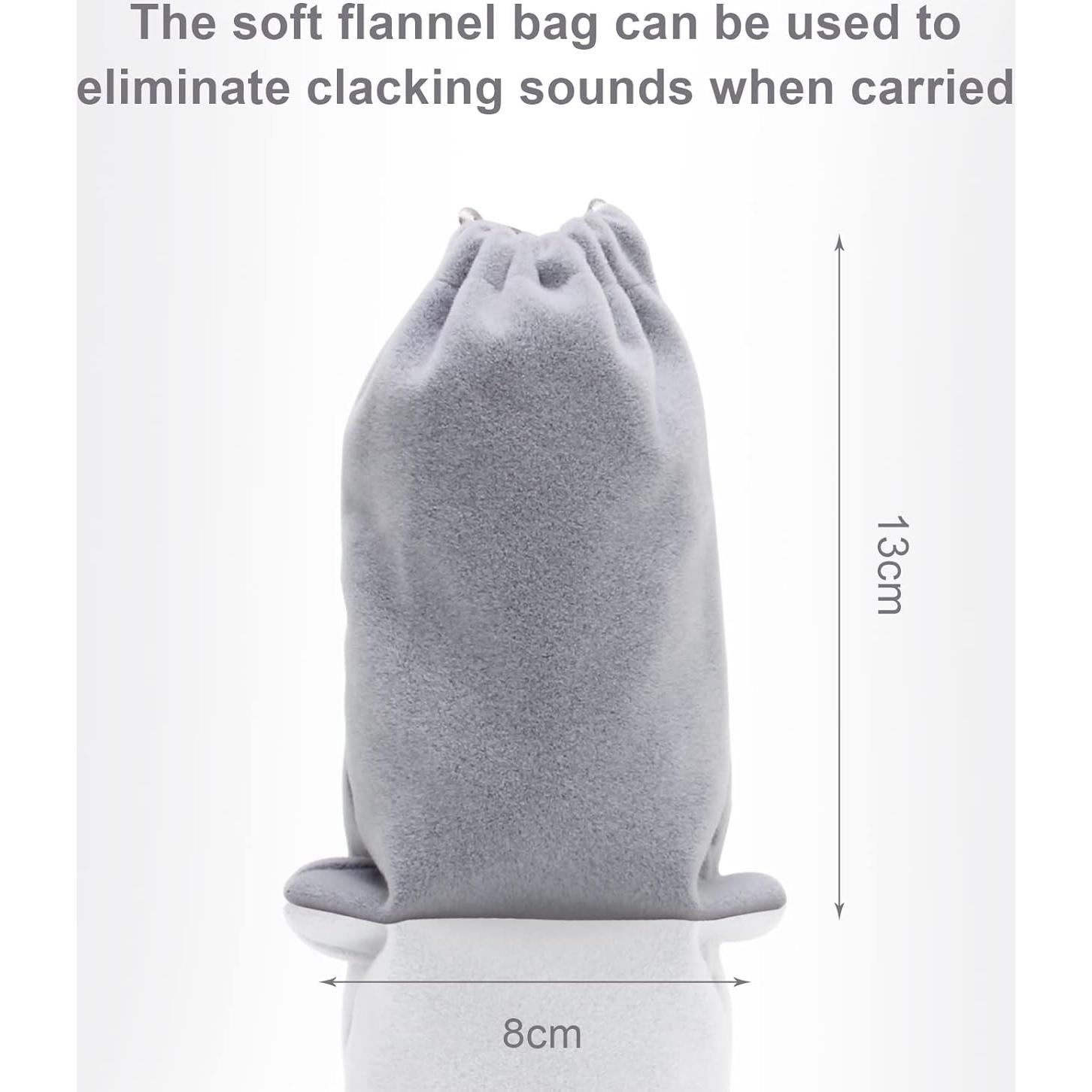 Bolas de Baoding Coolrunner de Mármol Negro 5cm - 2 Piezas