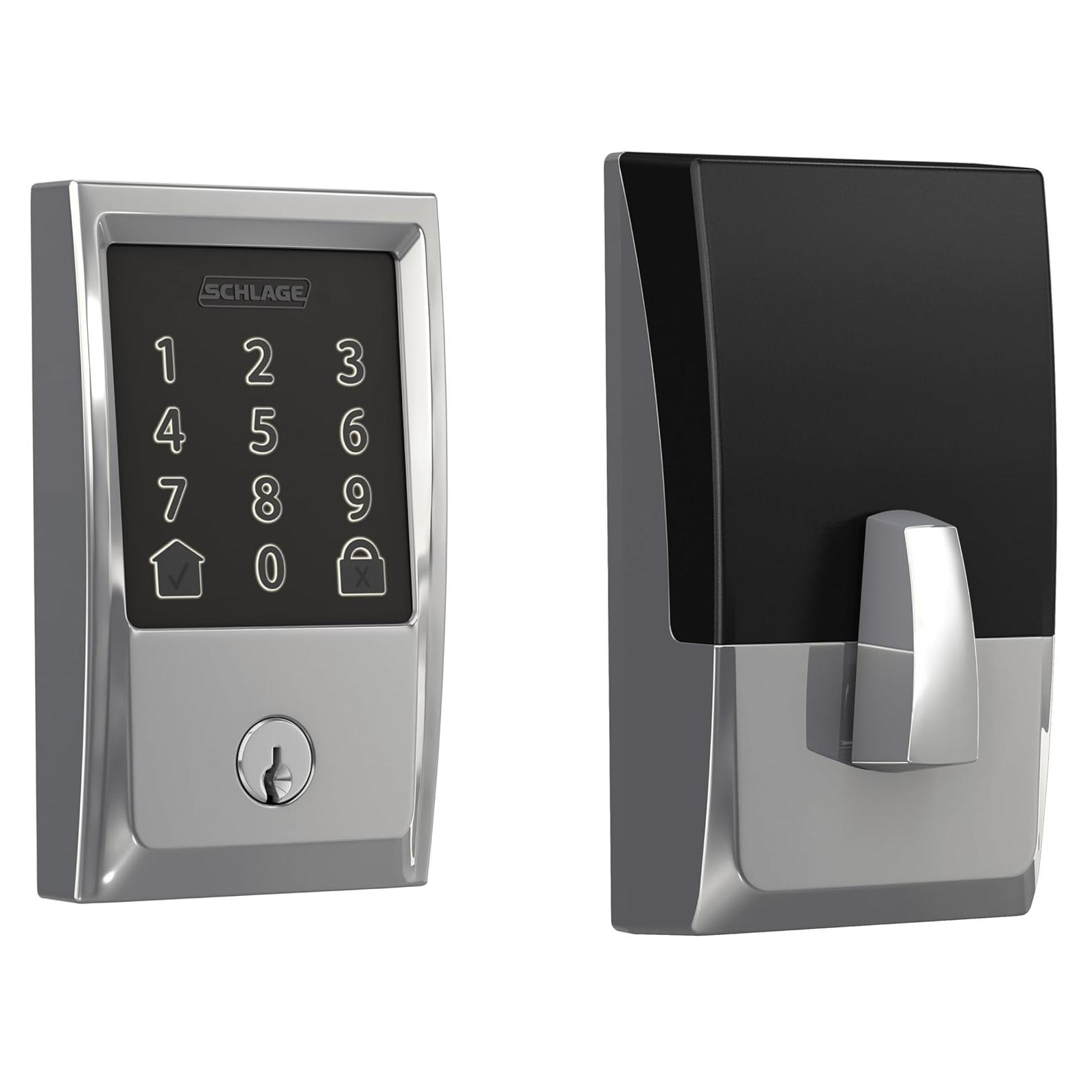 Cerradura Inteligente WiFi Schlage Encode Century Cromo