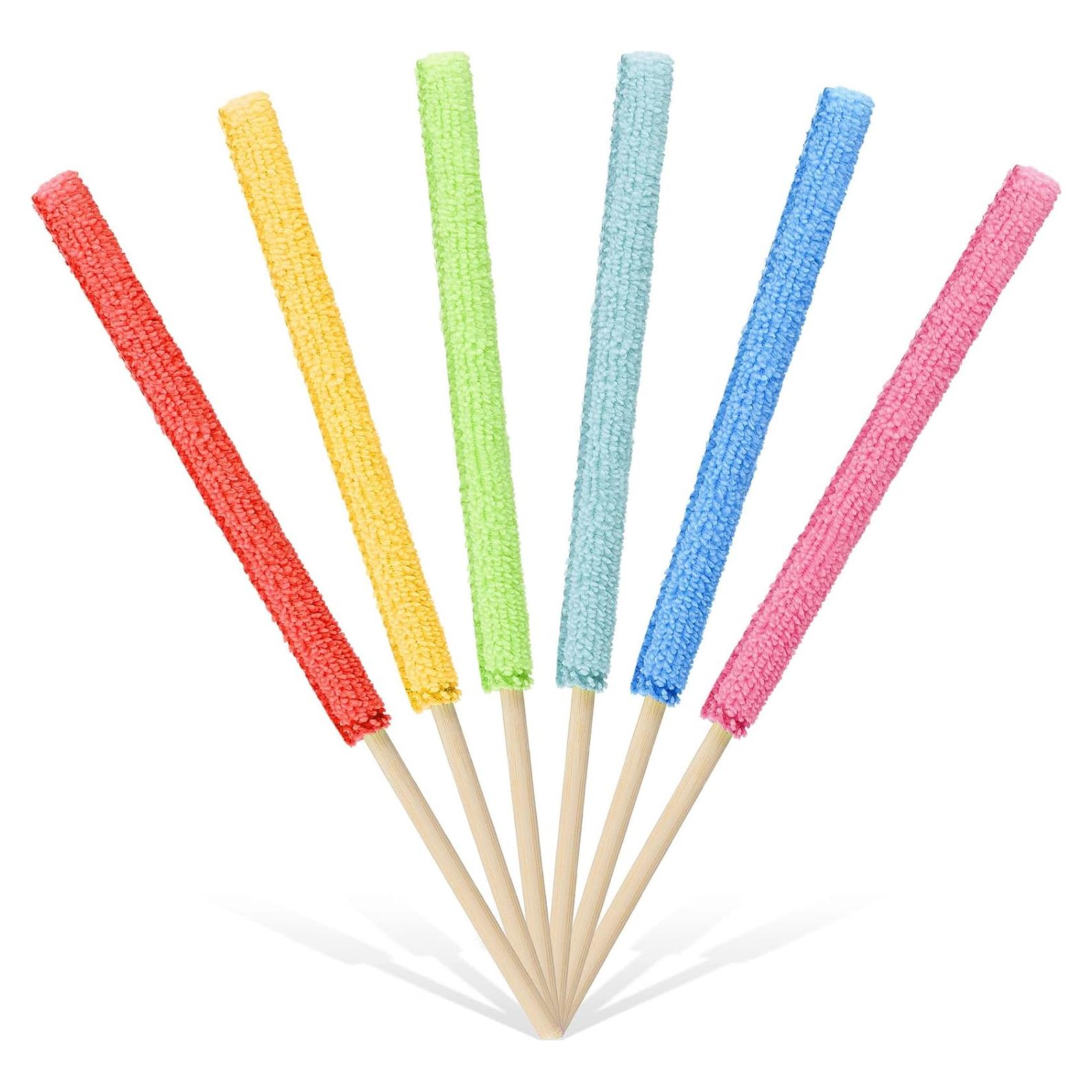 Honeydak 6 Piezas Varillas Microfibra Limpieza Automóviles