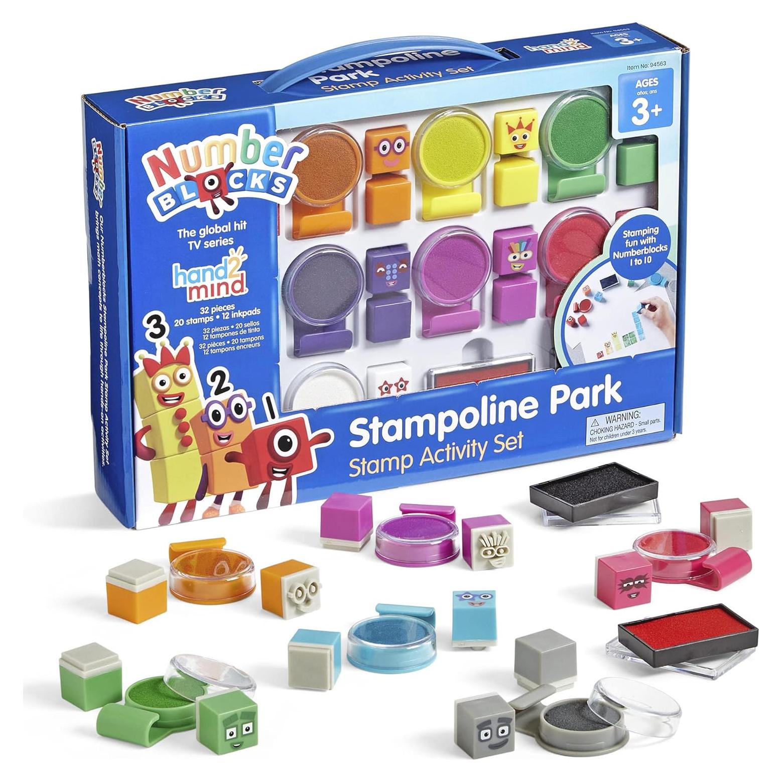 Set de Actividad de Estampado Numberblocks hand2mind - 20 Estampas