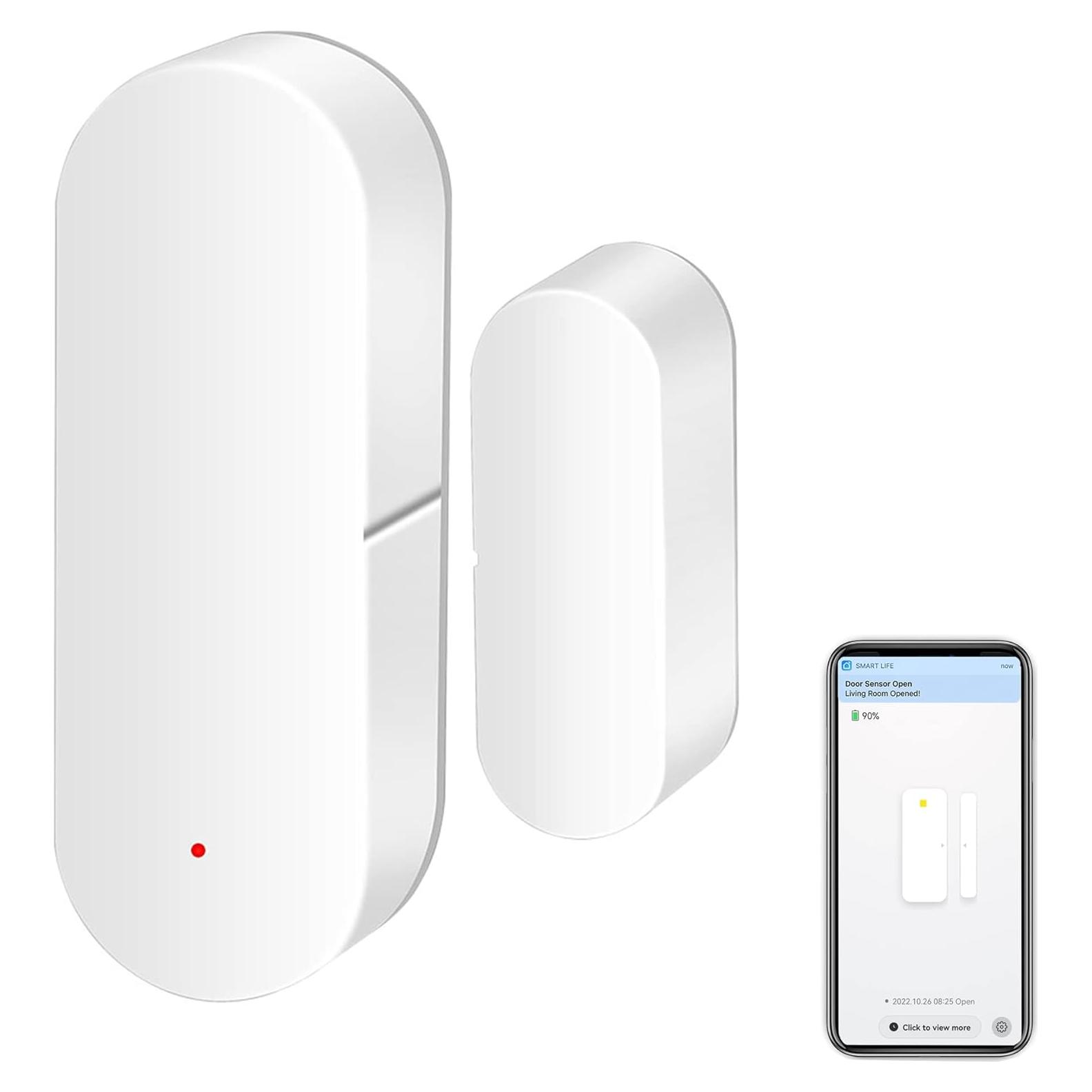 Sensor de Puerta WiFi SENCKIT con Alerta en App y Control por Voz