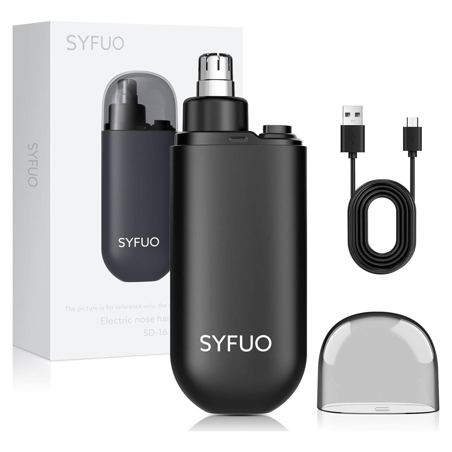 Recortador de Vello Nasal SYFUO Portátil Indoloro USB 9000 RPM