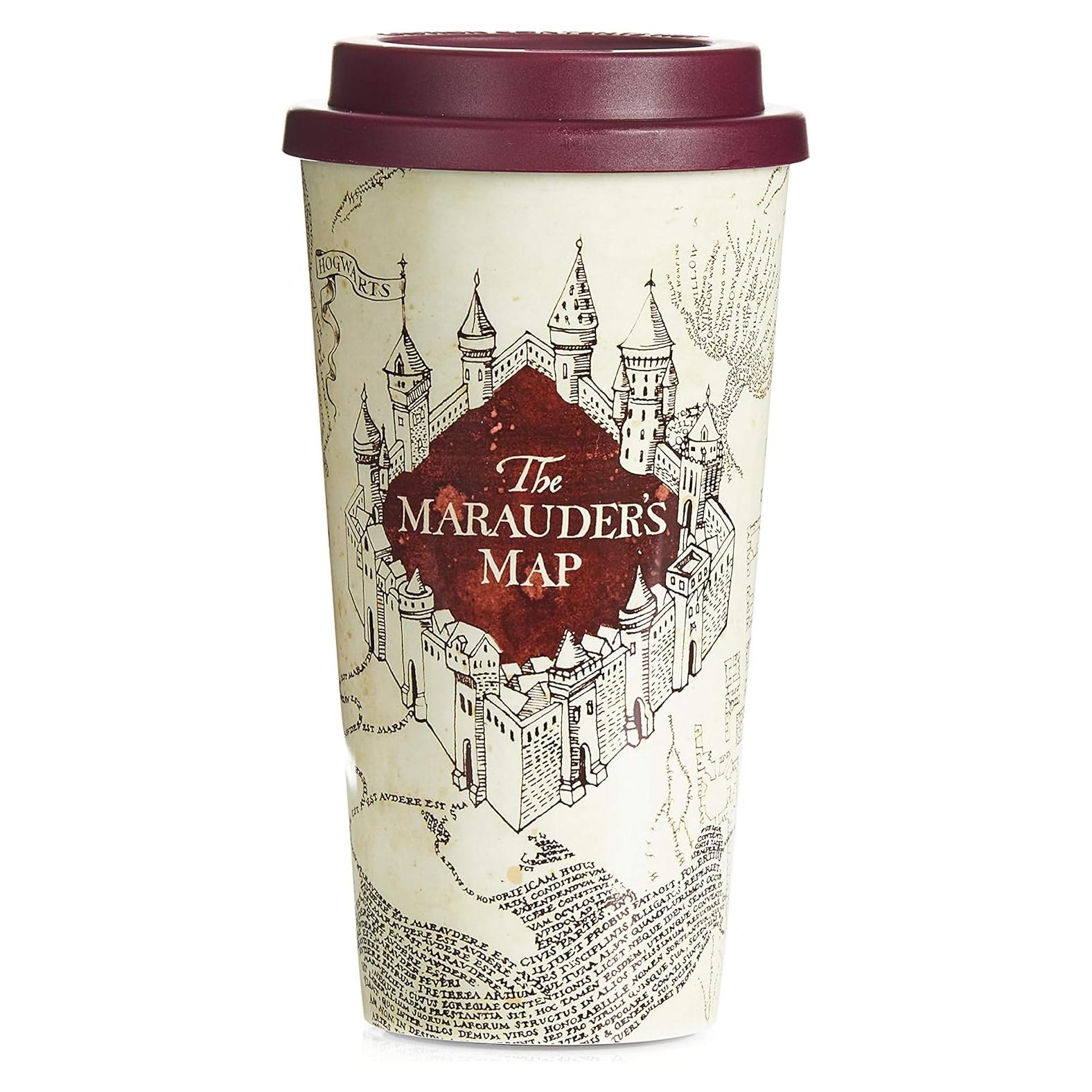 Taza de Viaje Paladone Harry Potter Mapa de Merodeadores 450ml