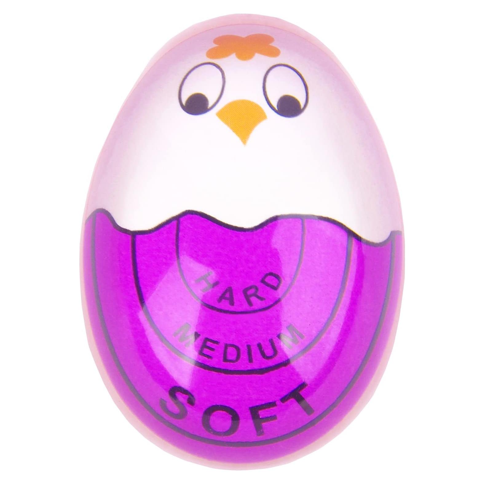 Temporizador de huevo Lasubst púrpura para hervir huevos