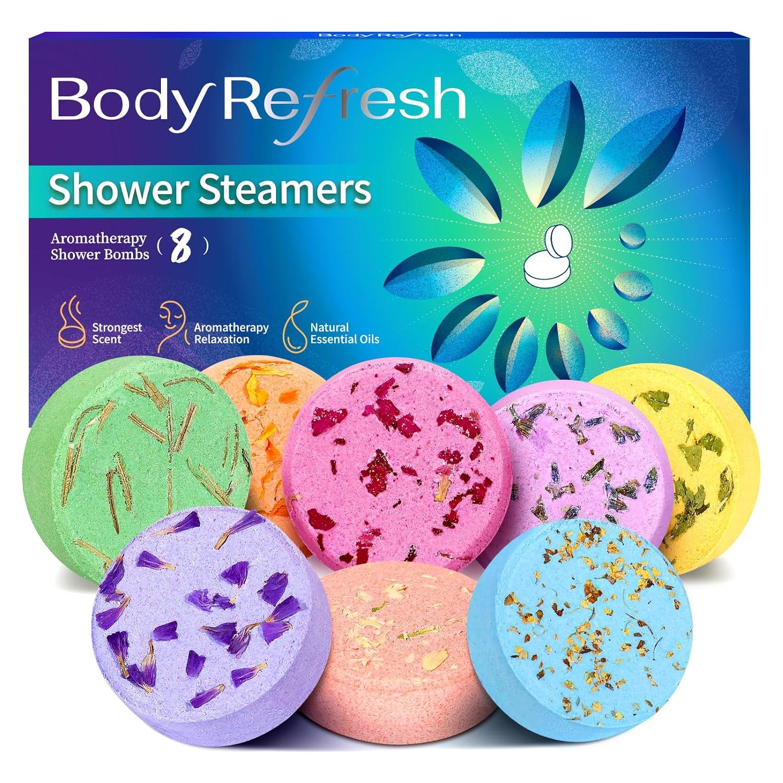 Bombas de Ducha Aromaterapia BodyRefresh - Paquete de 8