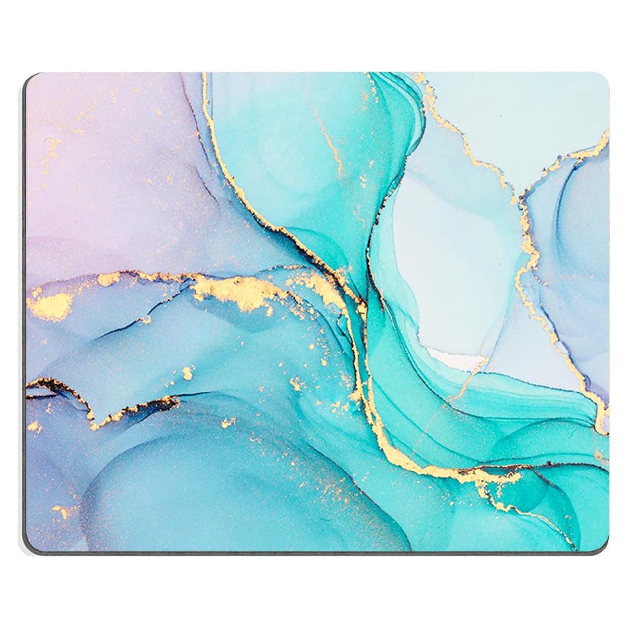 Alfombrilla de Ratón Armanza Mármol Azul Cian 24.1x20.1 cm