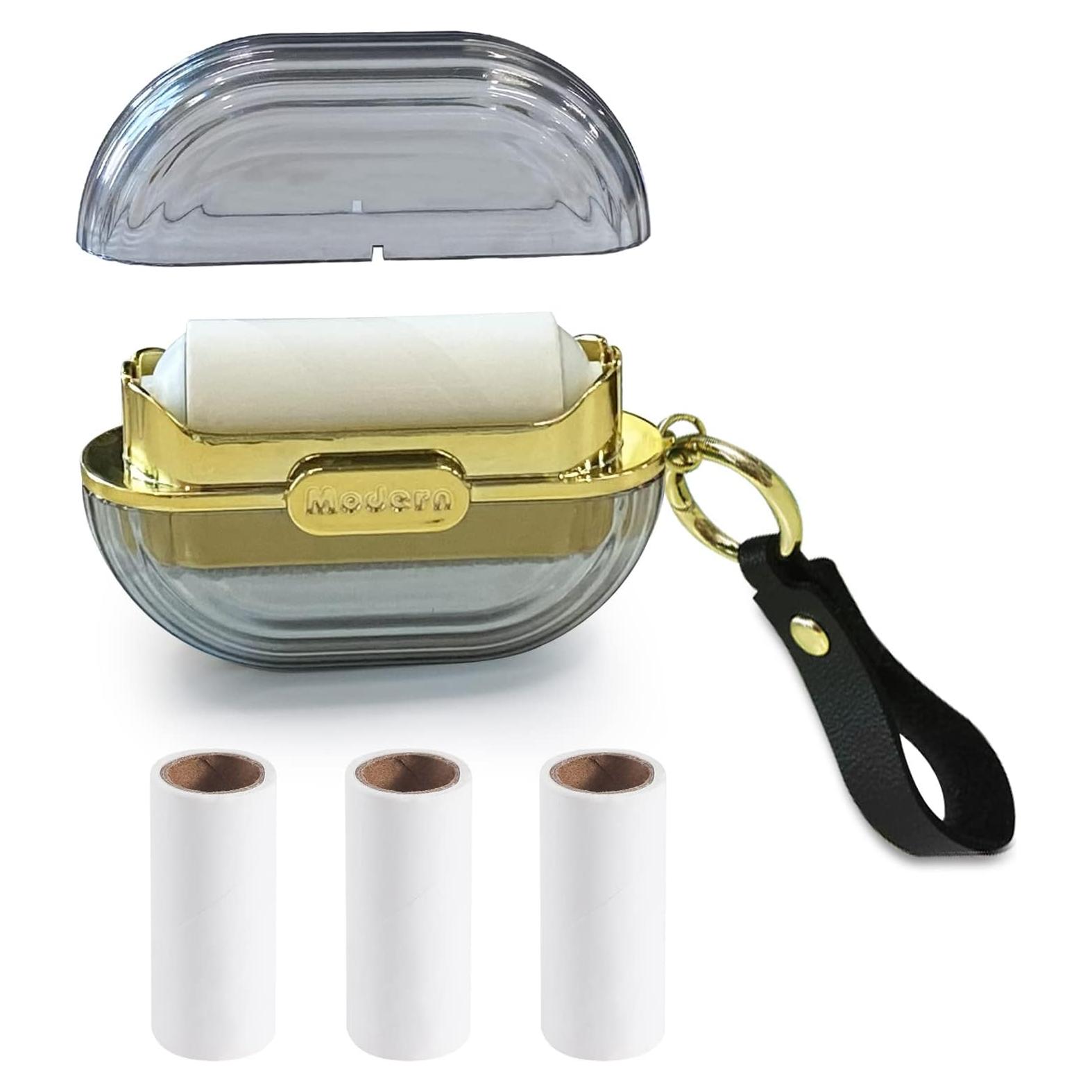 Rodillo Quitapelusas Doble Cara Modixun Gris Reutilizable