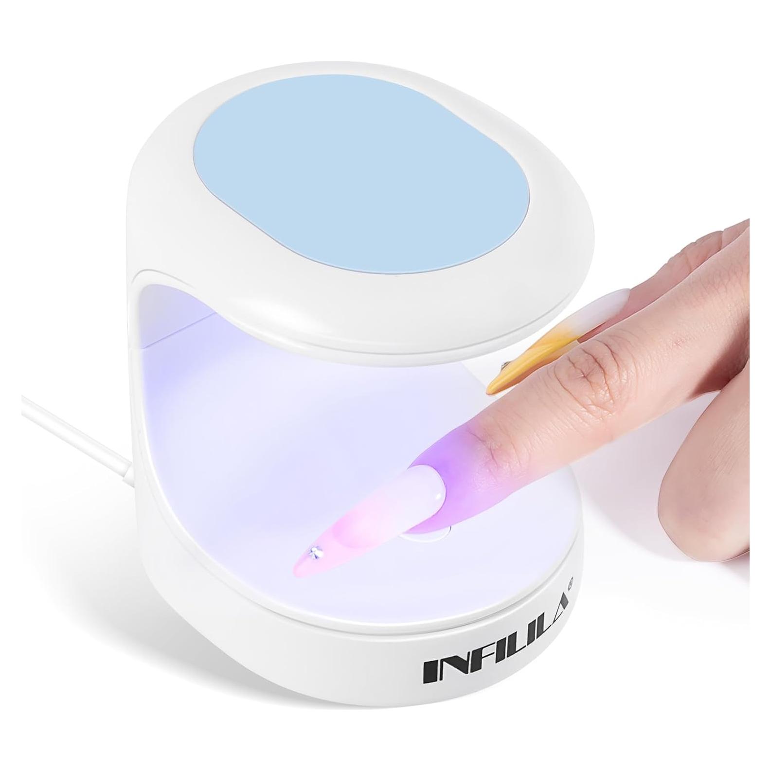 Lámpara UV Mini NXJ INFILILA 16W Secado Rápido USB Azul