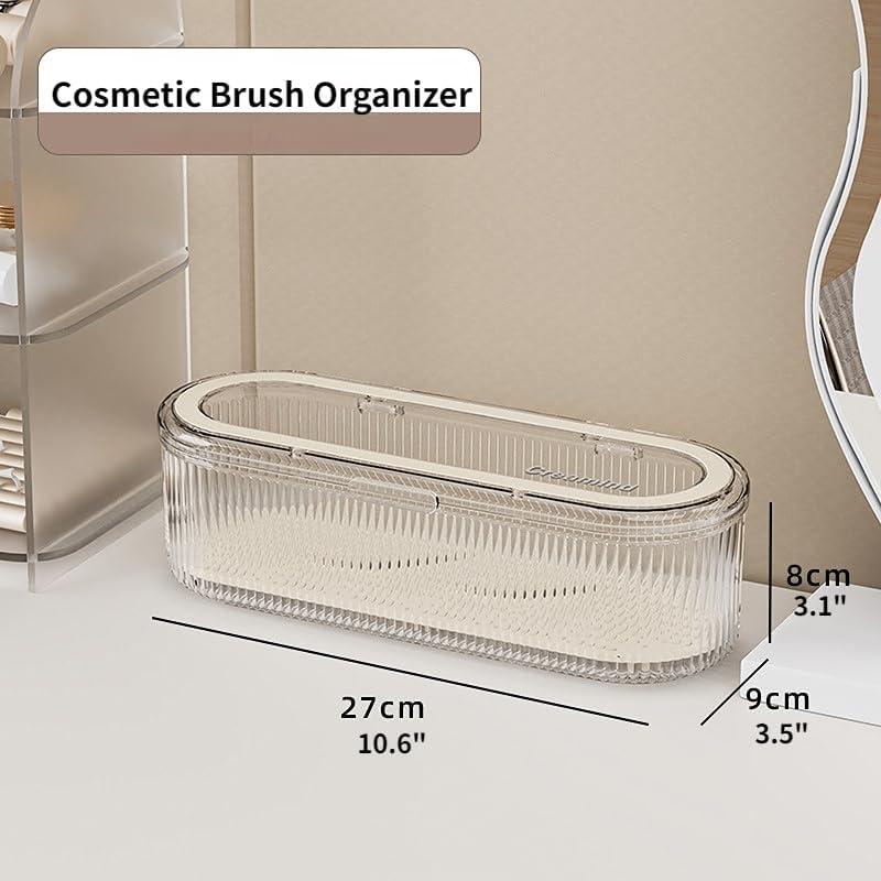 Organizador de Brochas de Maquillaje Siehpa3 Acrílico Transparente