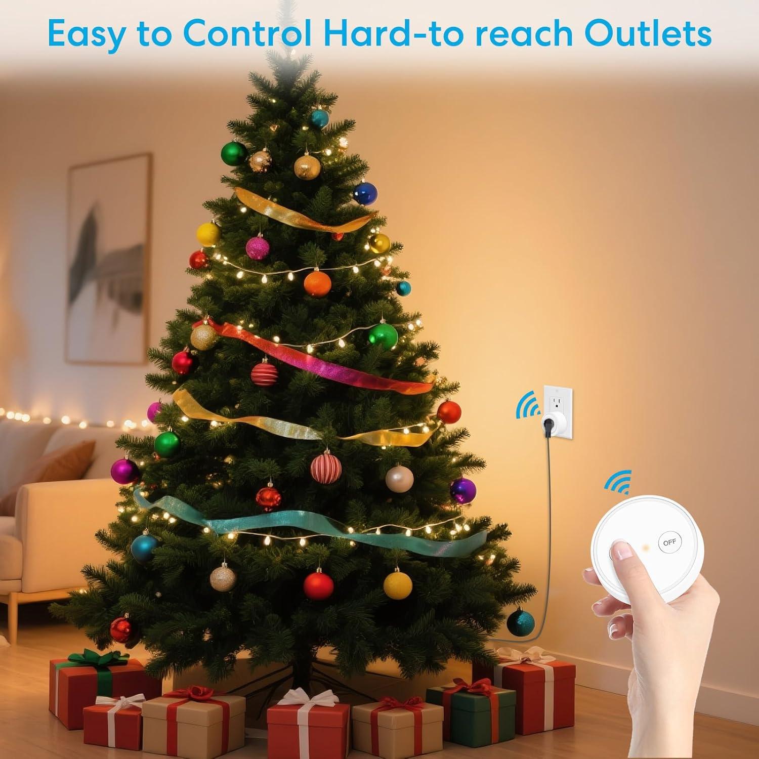 Adaptador de Enchufe Inalámbrico LoraTap con Control Remoto 10A