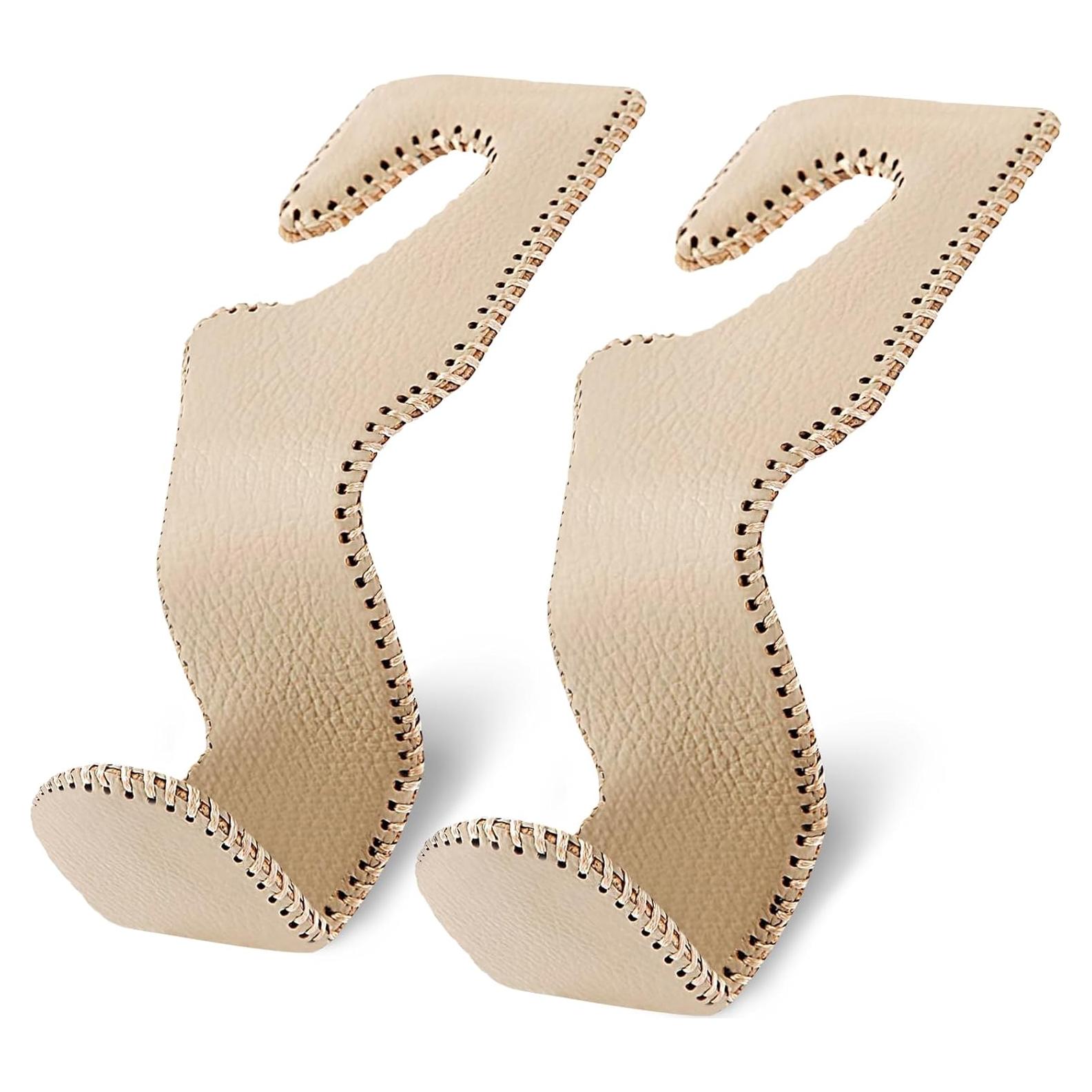 Gancho para bolso de coche Etre Jeune 2 paquetes beige