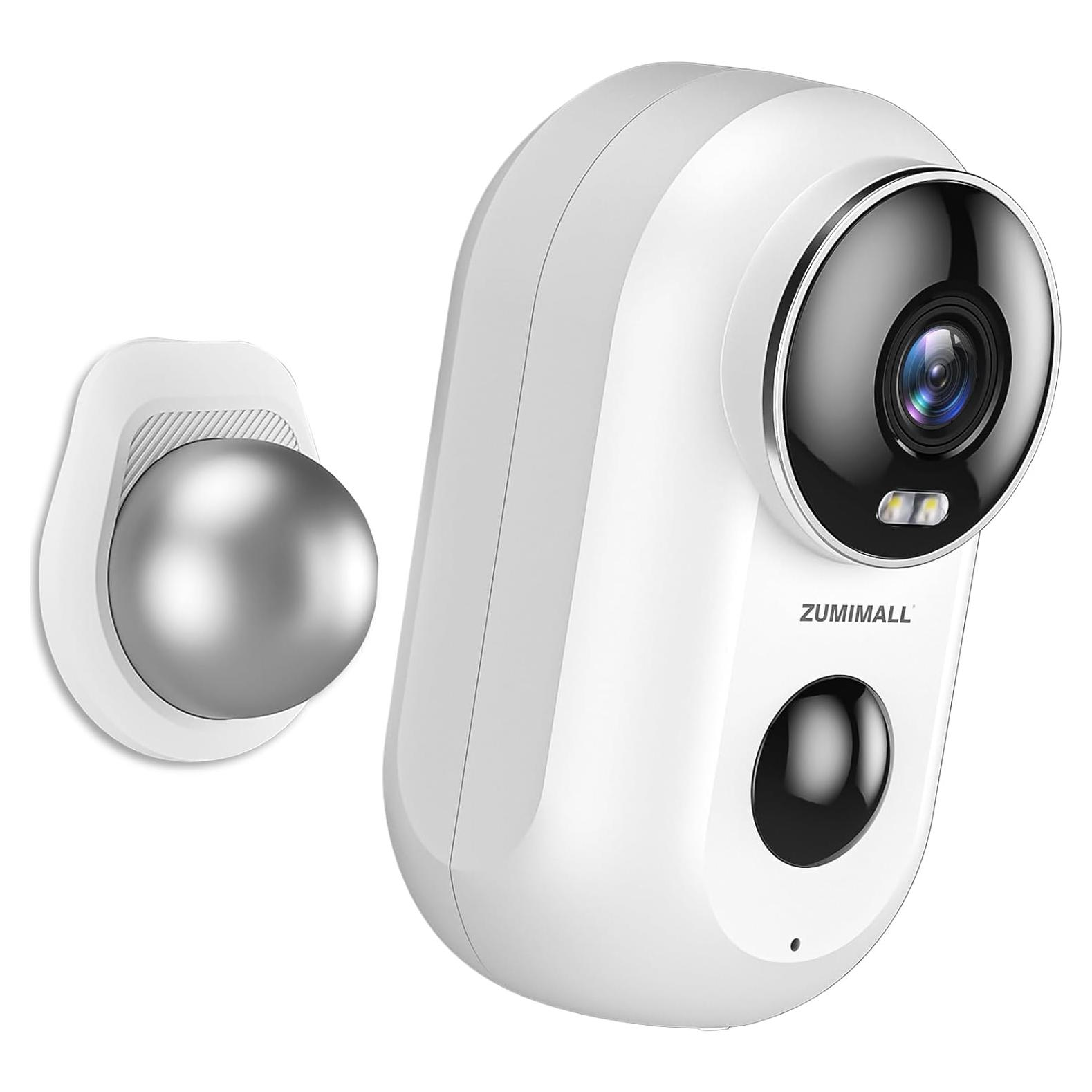 Cámara de Seguridad Inalámbrica ZUMIMALL 2K Exterior IP66