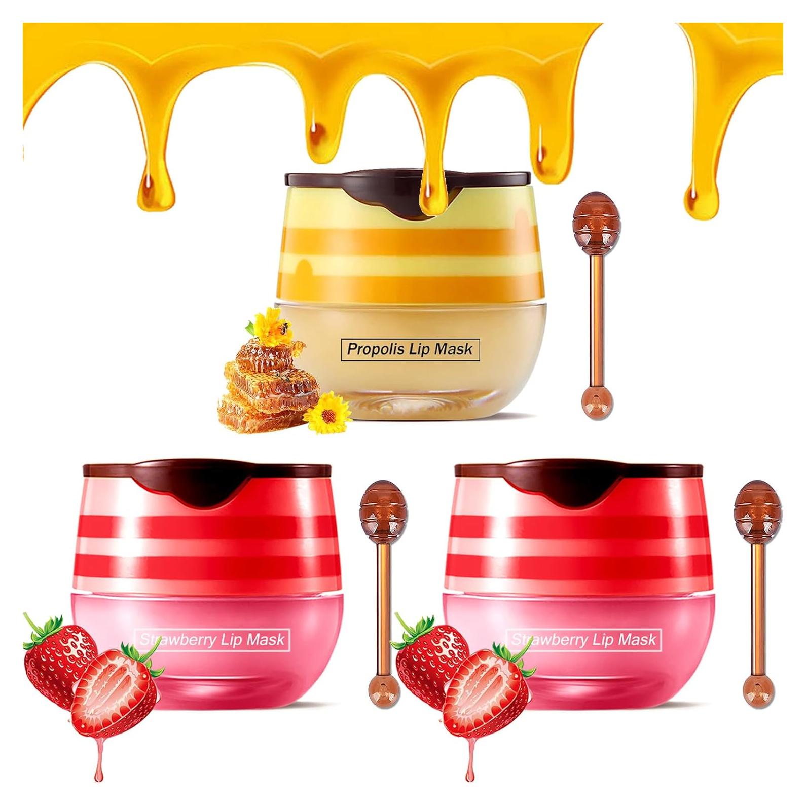 Bálsamo Labial Hidratante Charm Kiss - Miel y Fresa 110g