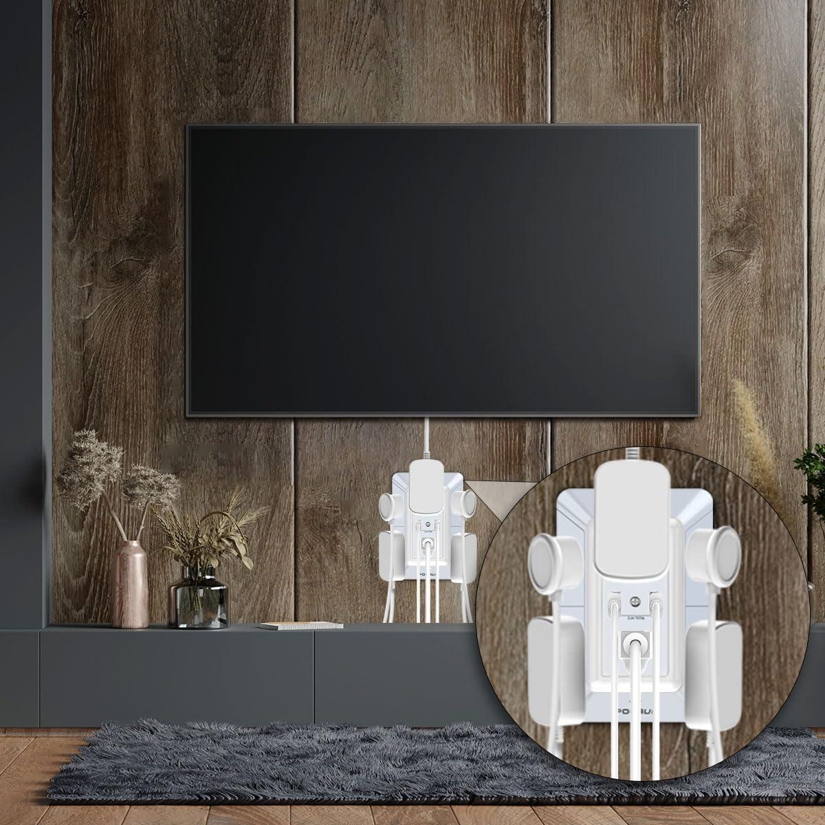 Cargador de pared USB POWRUI AHR-508 con 6 salidas y luz nocturna