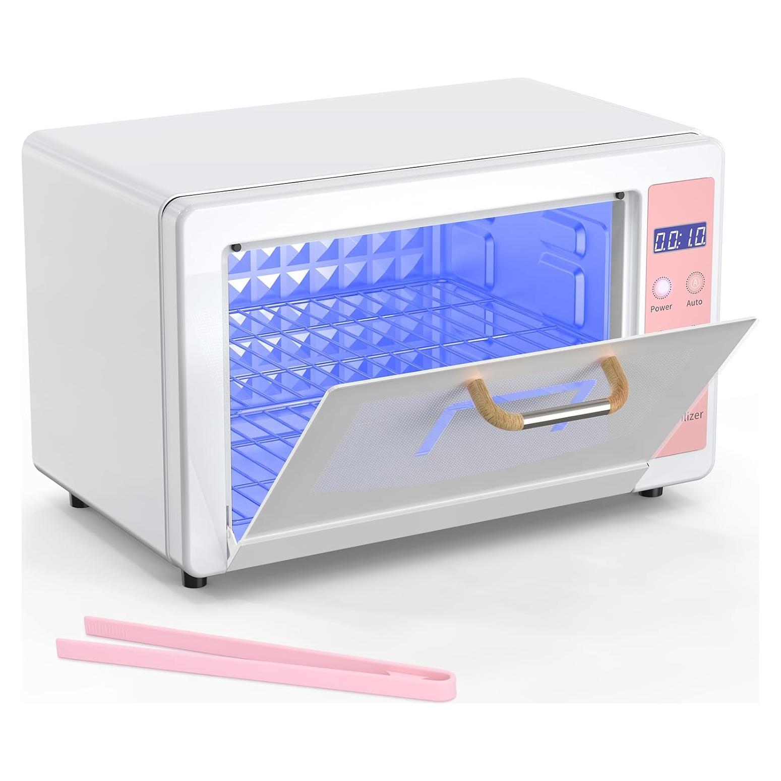 Esterilizador de Herramientas de Uñas Yofuly 10L Rosa