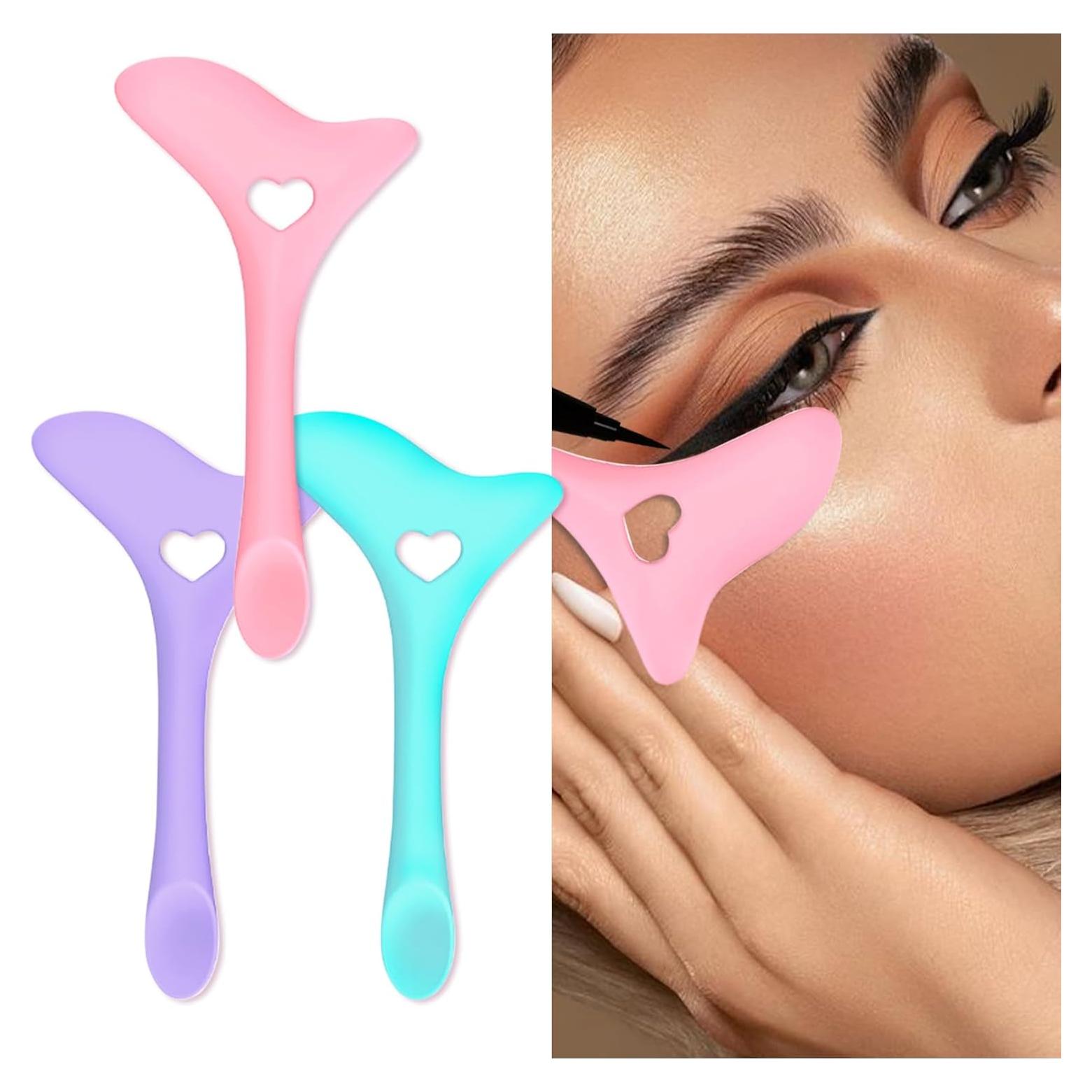 Set de 3 Plantillas de Delineador IDDFEVE - Silicona Multifuncional