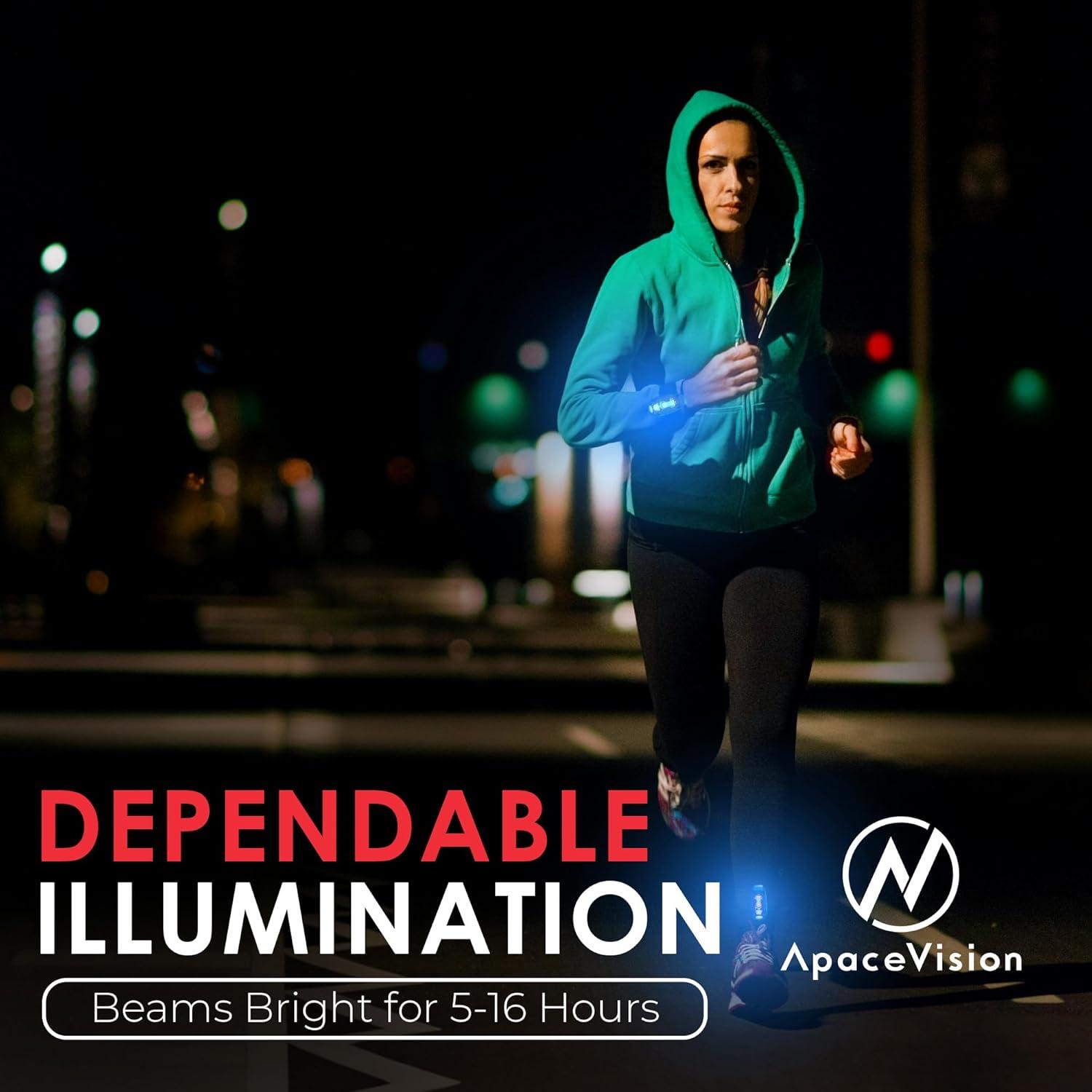 Luces de Seguridad LED Apace EverLightFX Recargables USB - 2 Piezas