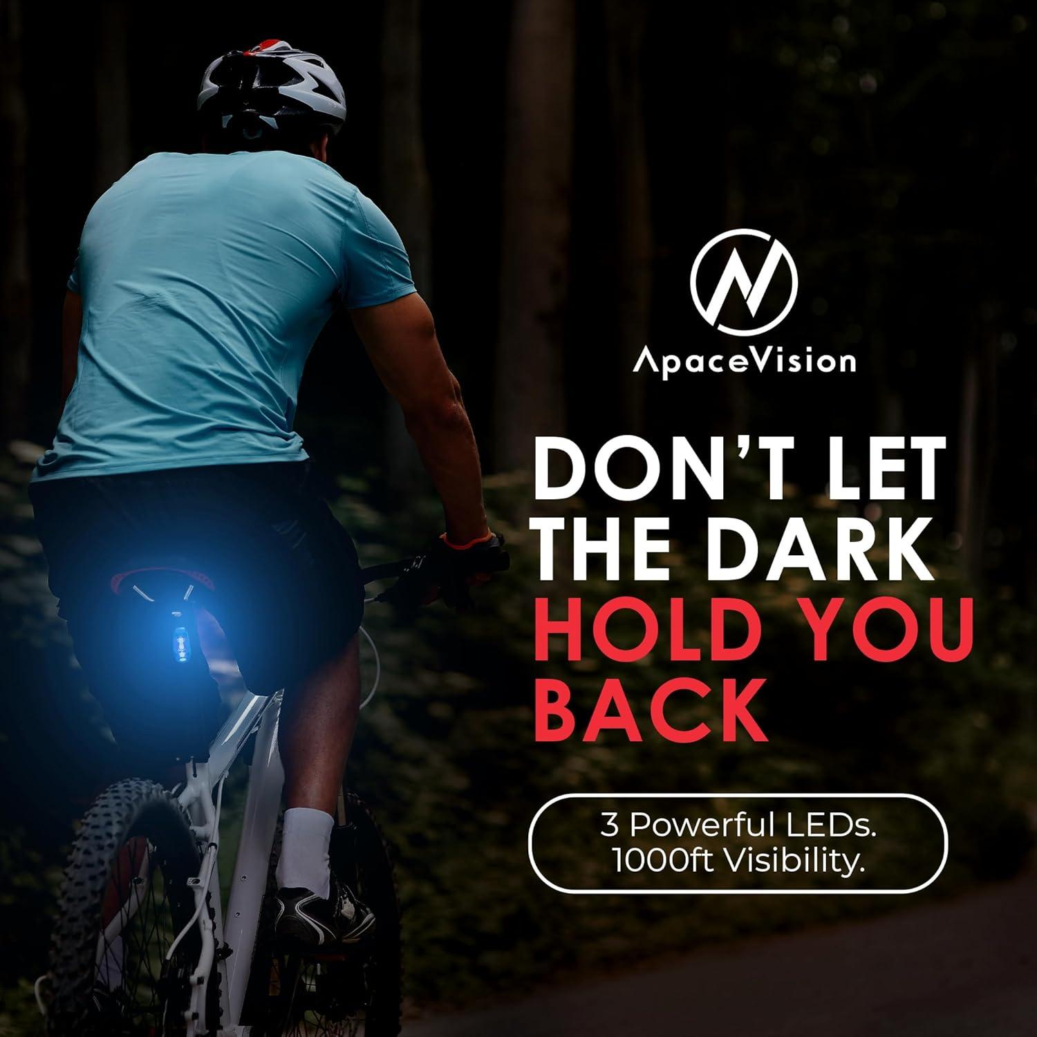 Luces de Seguridad LED Apace EverLightFX Recargables USB - 2 Piezas