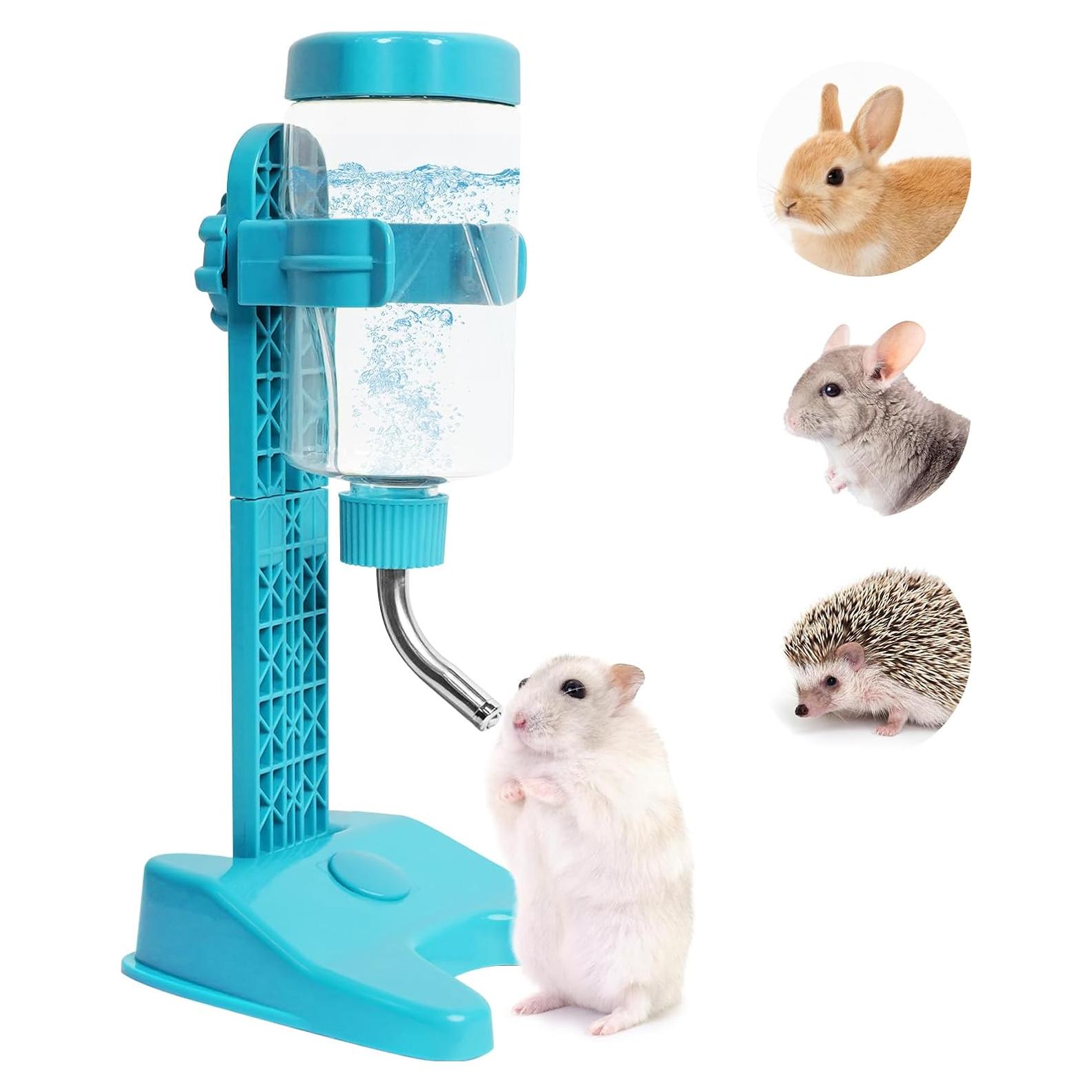 Dispensador de Agua para Mascotas VANNON 385ml Ajustable Azul