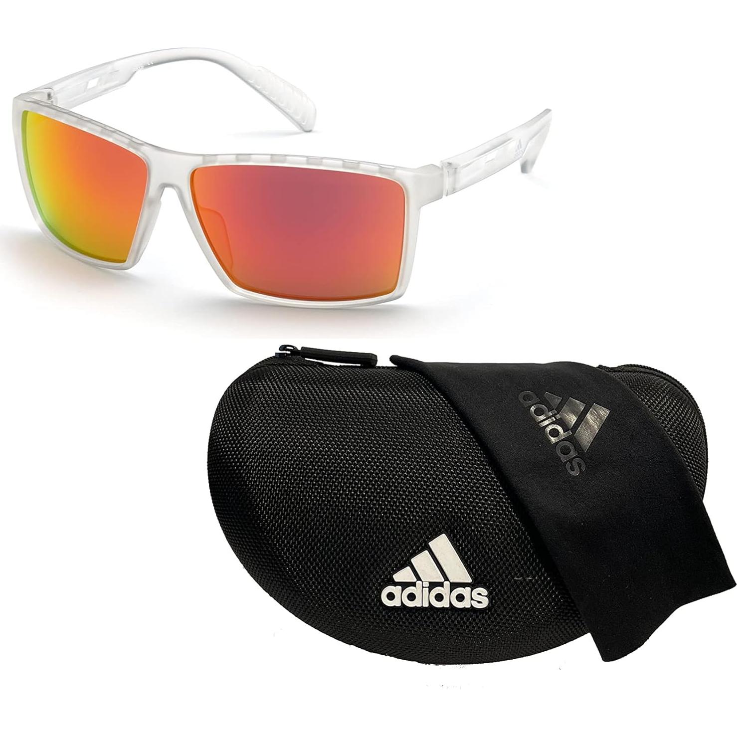 Gafas de sol rectangulares Adidas SP0010 para hombres + Kit iWear