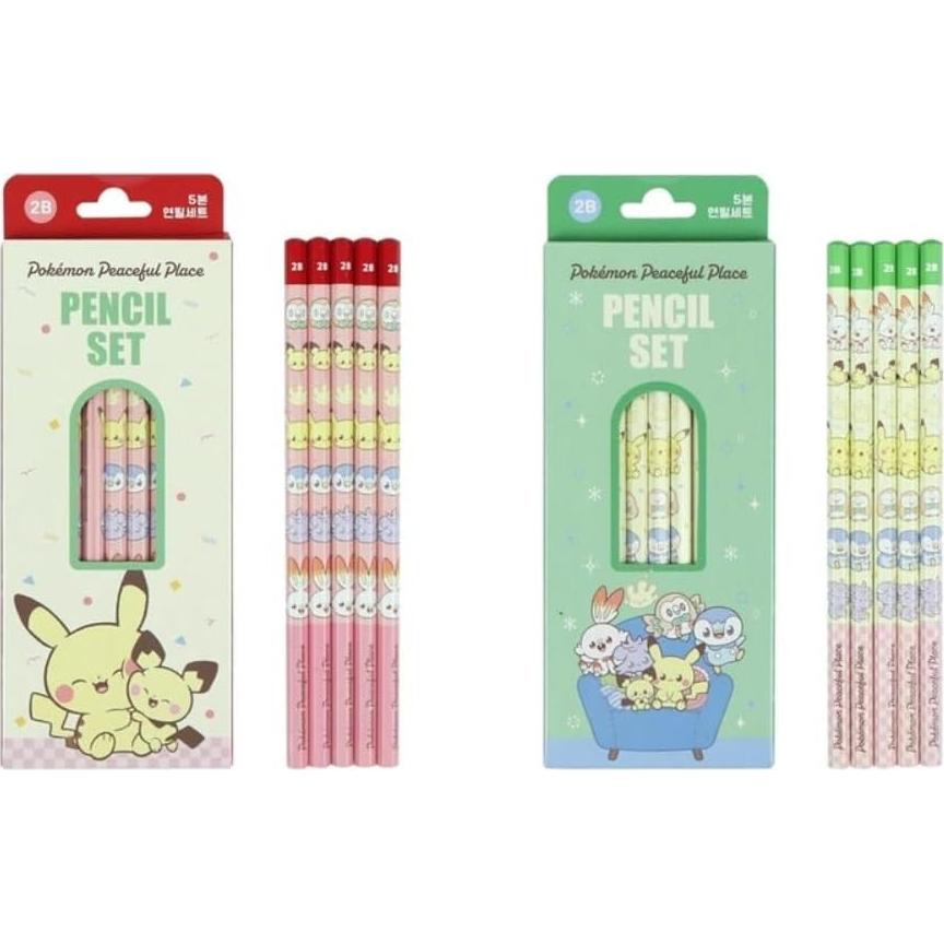 Lápices de Madera Pikachu 2B Hexagonal - Paquete de 10