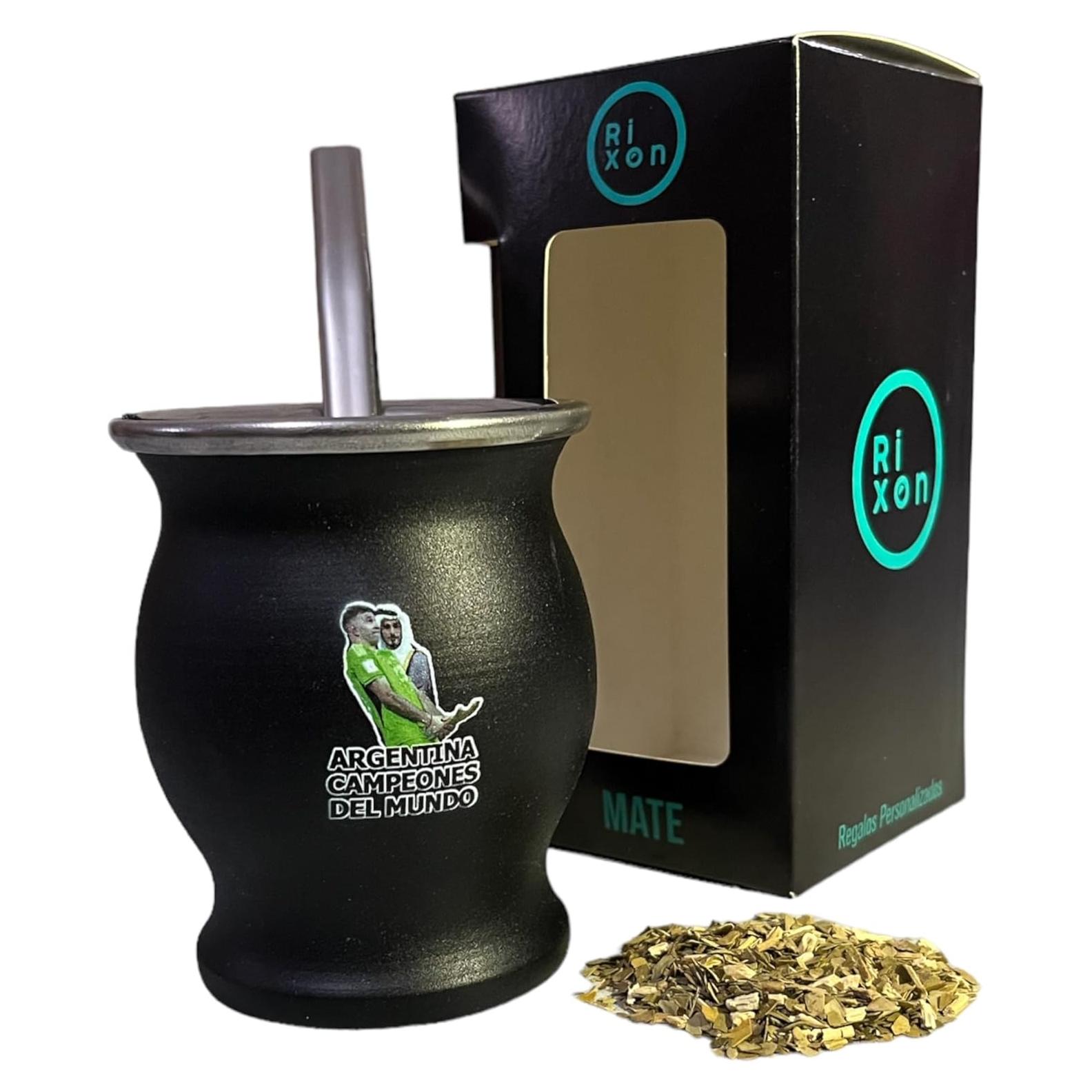 Set de Mate Personalizado MATEAVA Acero Inoxidable 1 Cuenta