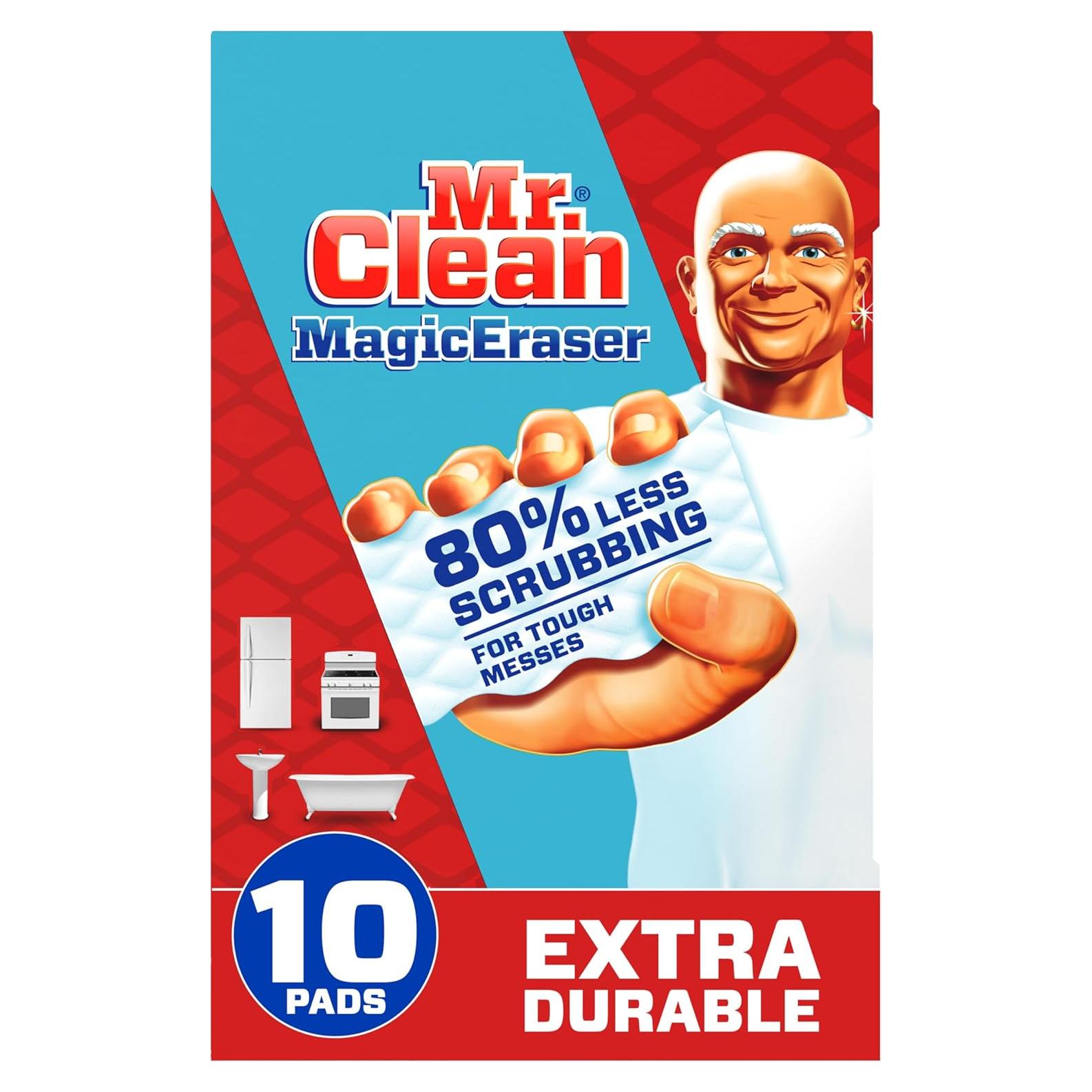 Esponja Mágica Mr. Clean Extra Duradera 10 Unidades