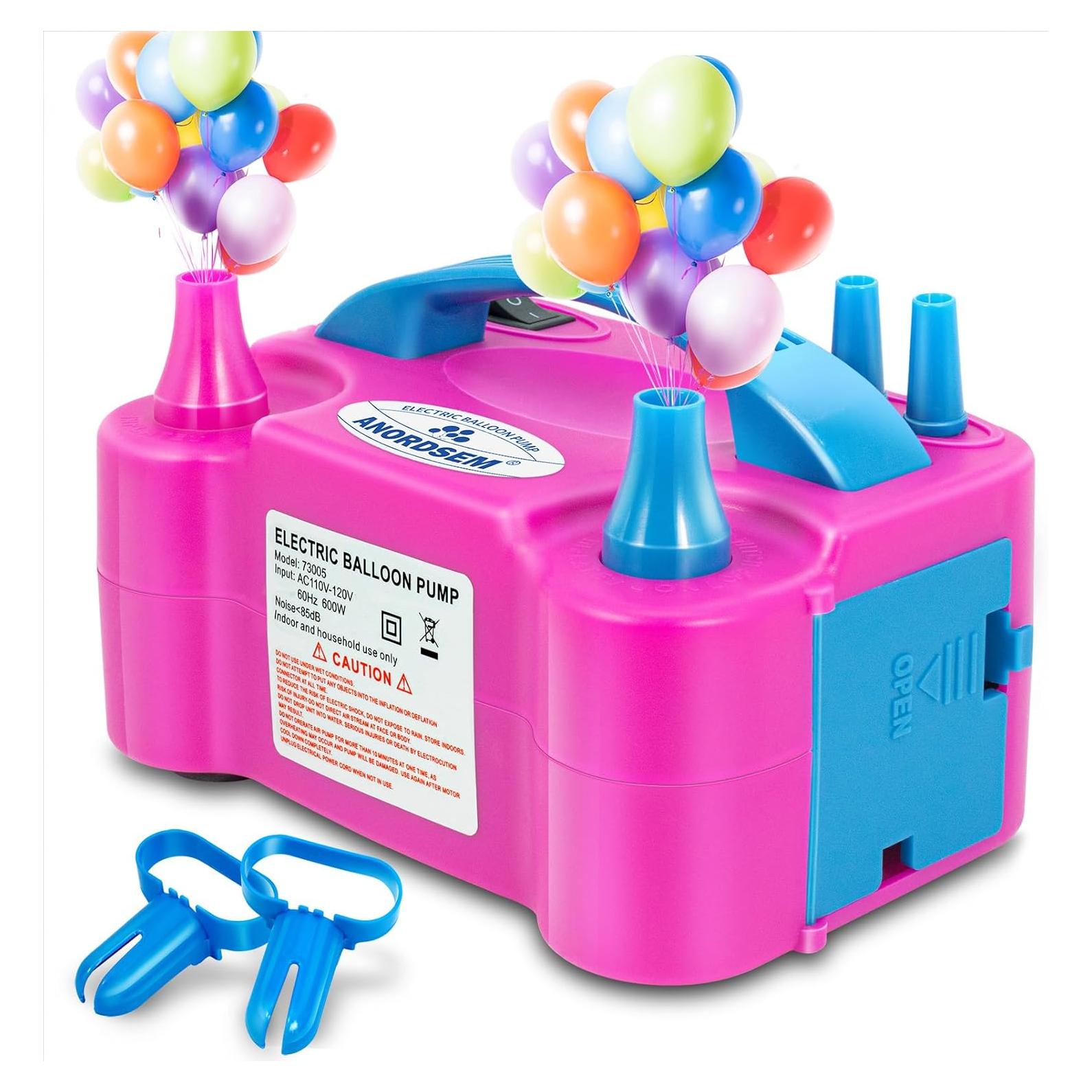 Bomba de Aire Eléctrica Anordsem para Inflar Globos Rápido