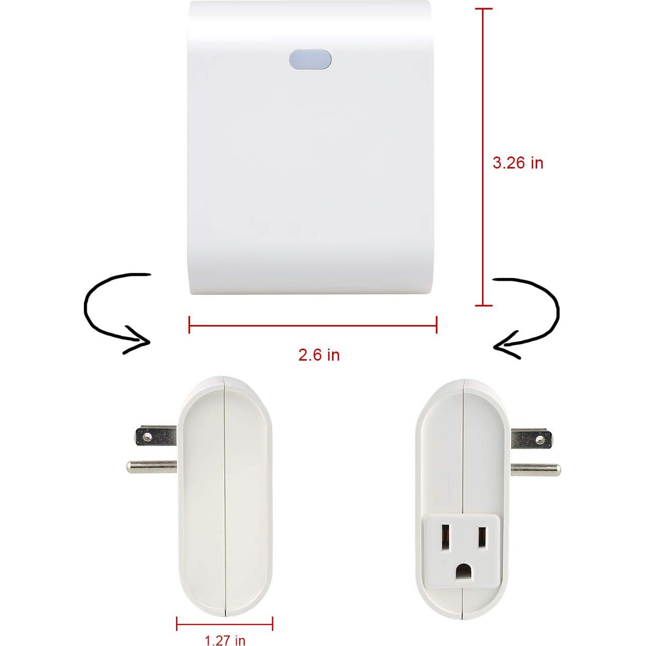 Enchufe Inteligente Regulador Z-Wave Eva Logik ZW39 500W