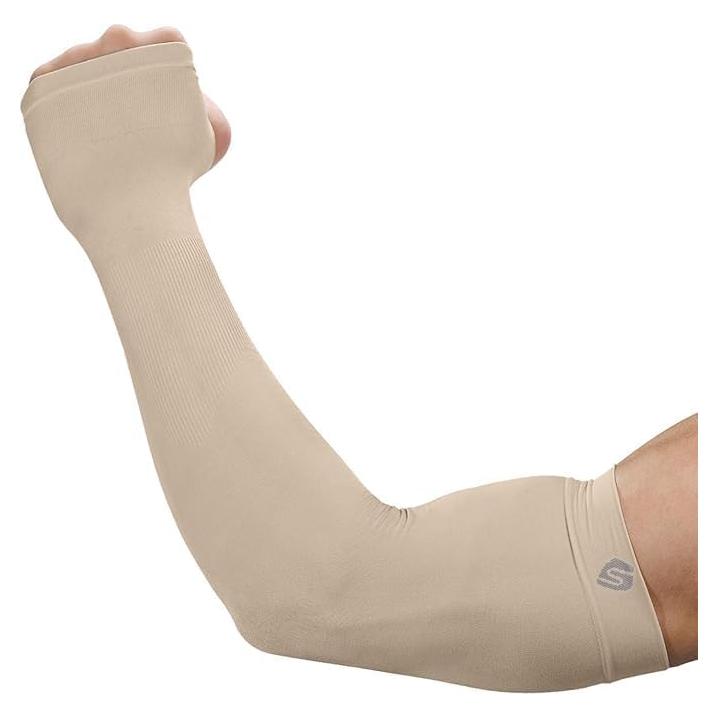 Mangas de Compresión UV para Brazo Shinymod - Unisex Beige