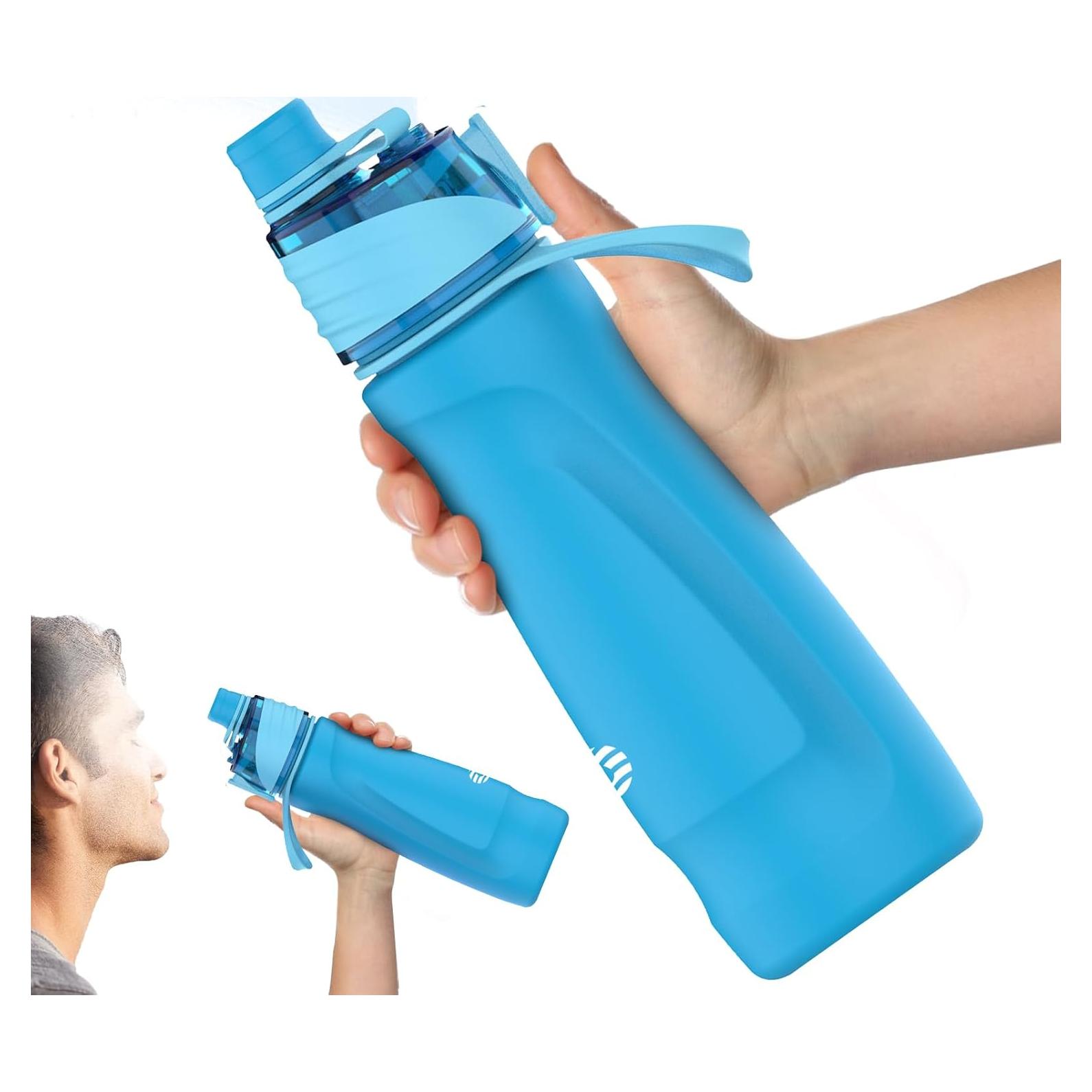 Botella Térmica de Acero Inoxidable CUPYUOOU 24oz Azul Lago