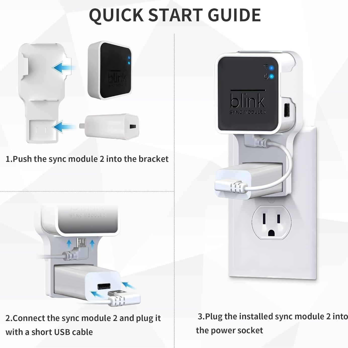 Soporte de Pared Kidjoyo para Módulo Blink 2 - 2 Paquete