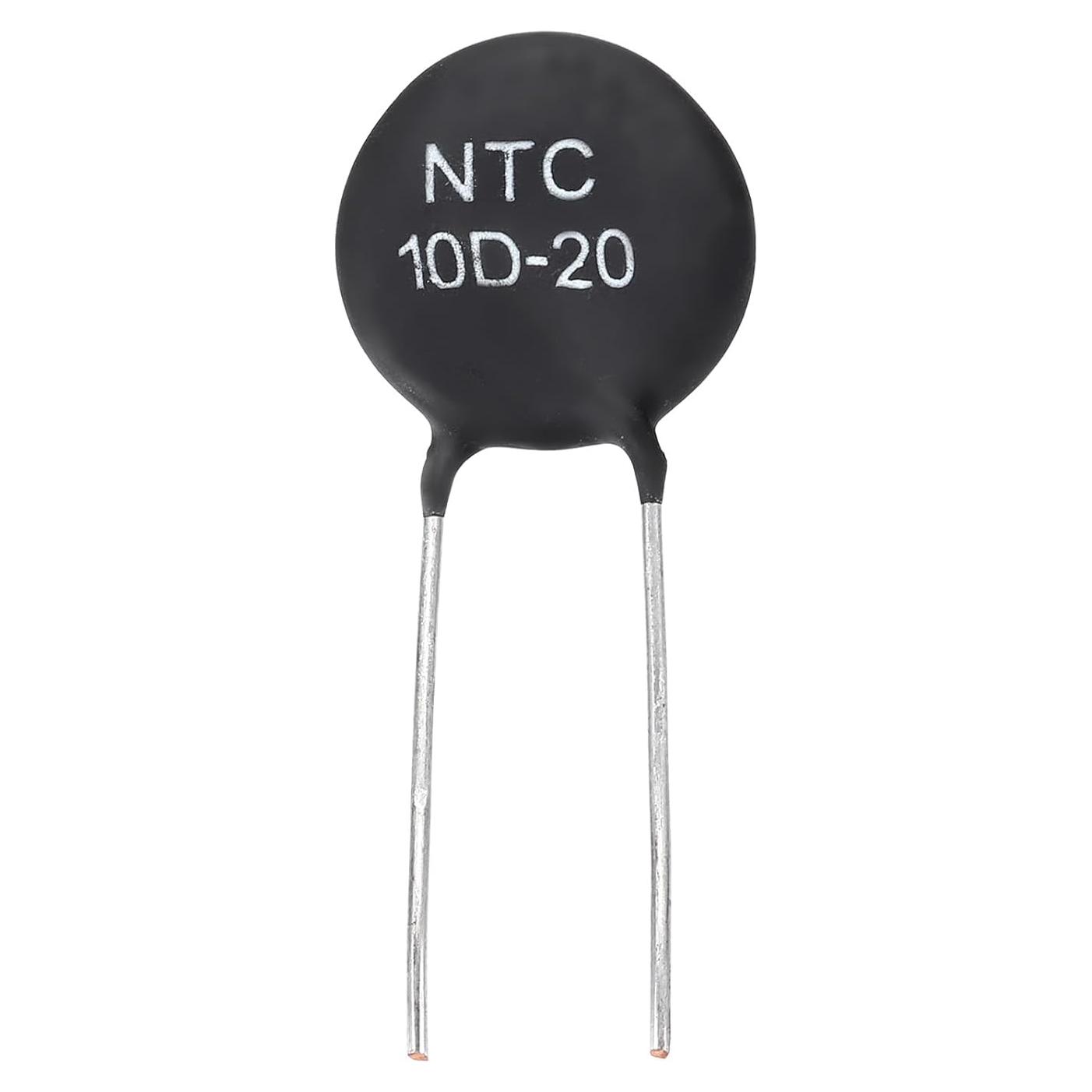 Termistor NTC 10 Ohm MECCANIXITY 10D-20 para Corriente de Arranque